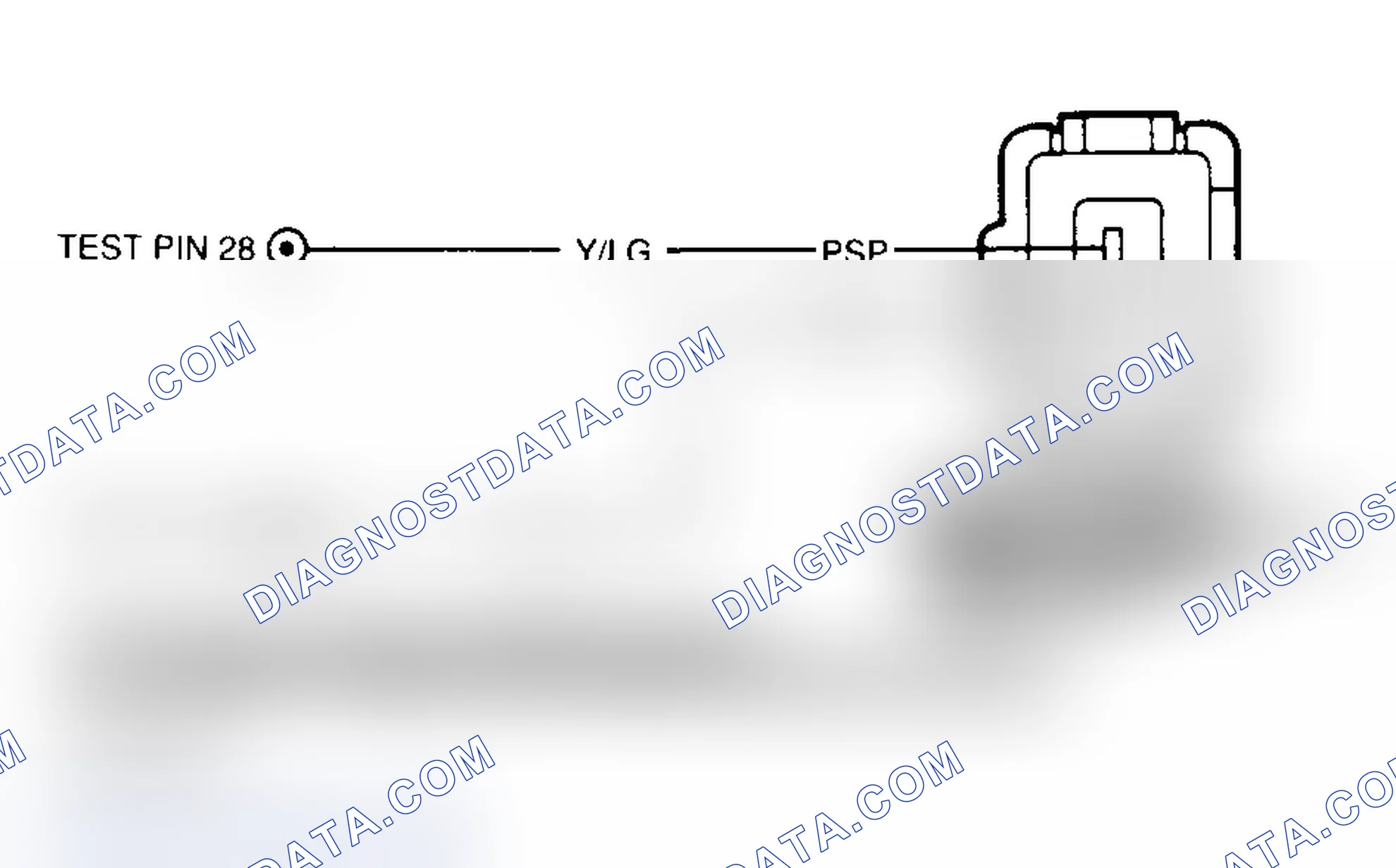 Scheme 49: Power Steering Pressure (PSP) Switch Circuit (Except Probe)