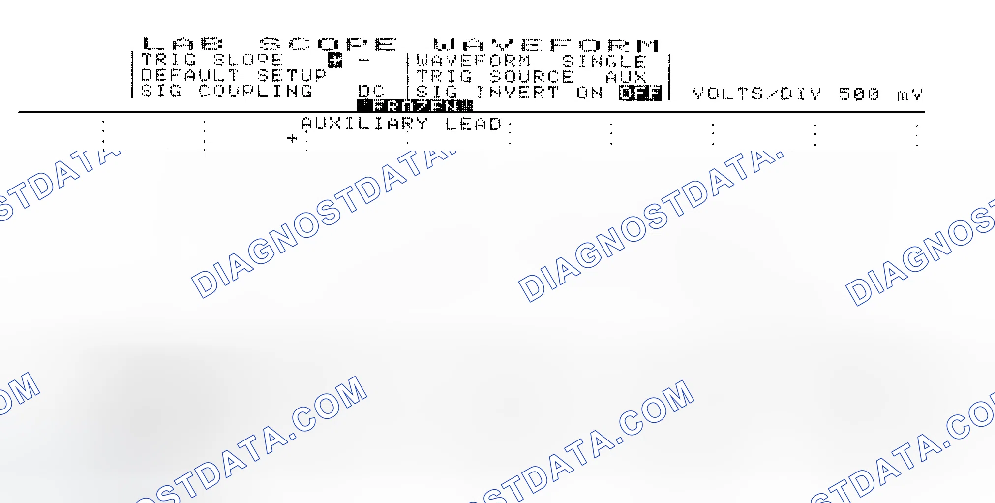 Scheme 14: Single Injector w/Excessive Current Flow - Current Pattern