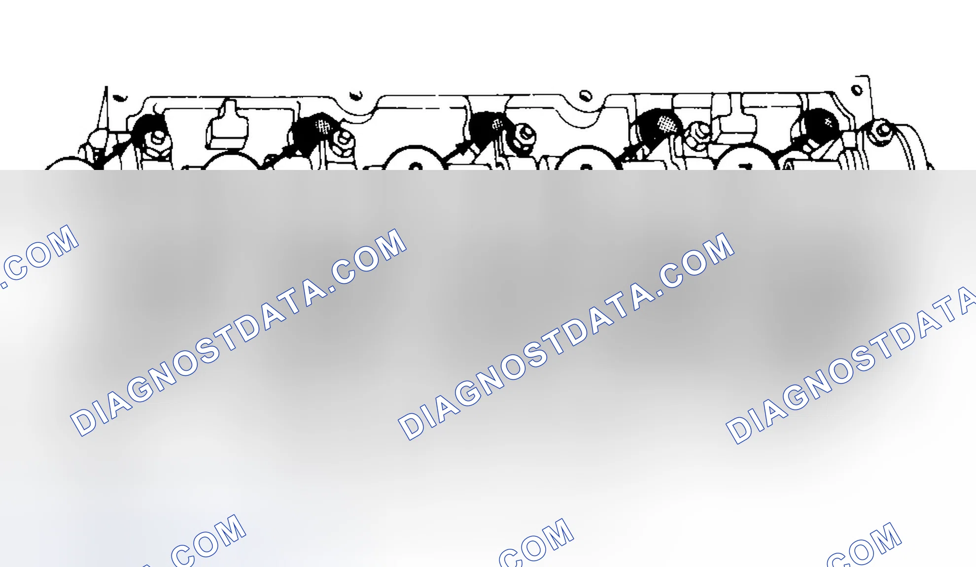 Scheme 7: Typical Cylinder Head Tightening or Loosening Sequence