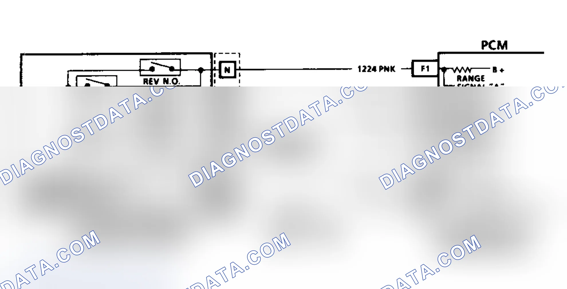 Scheme 280: Code 28 Schematic (4L60-E Transmission (Gasoline) Transmission Range Pressure Switch