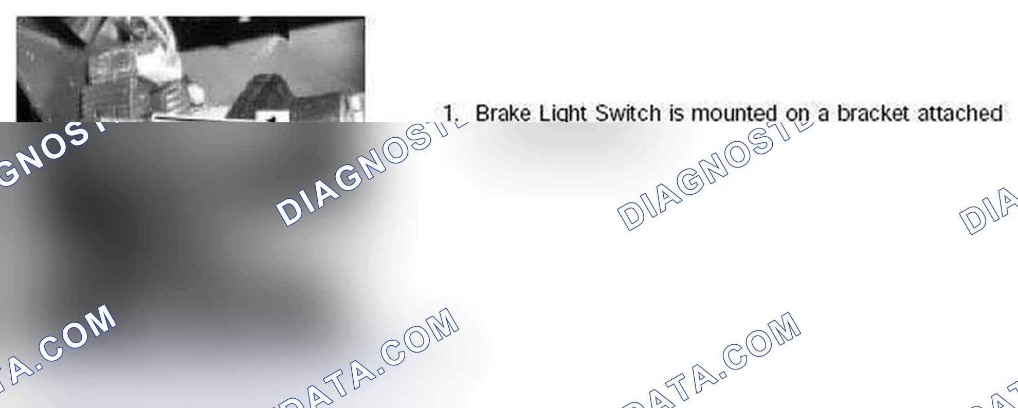 Scheme 86: Brake Light Switch