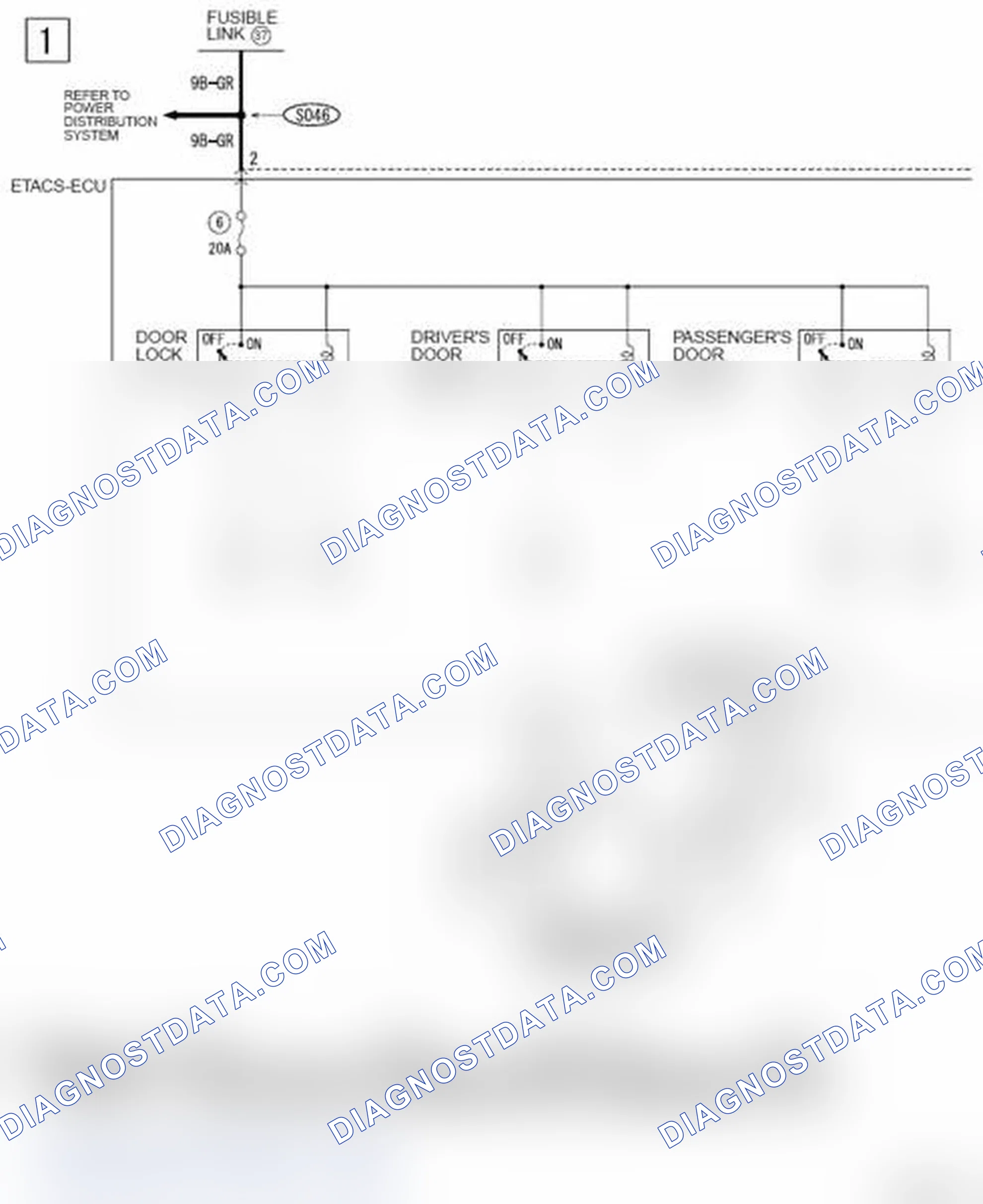 Scheme 773: CENTRAL DOOR LOCKING SYSTEM