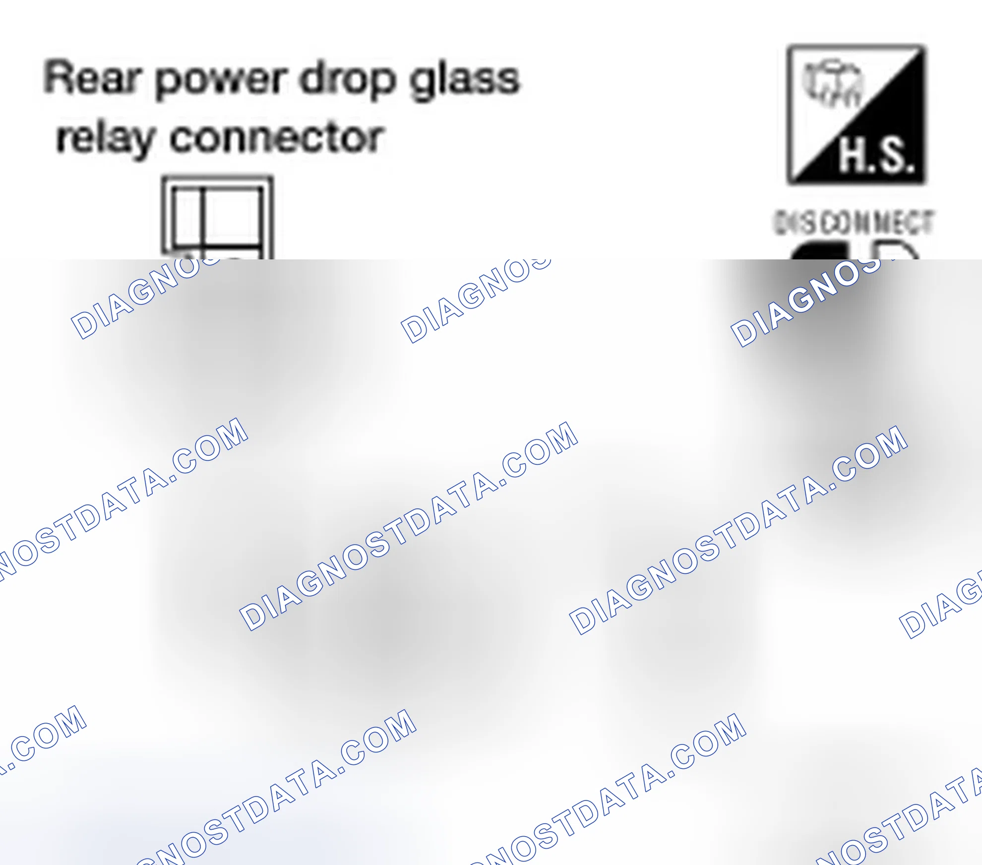 Scheme 87: Rear Power Drop Glass Down Relay Check