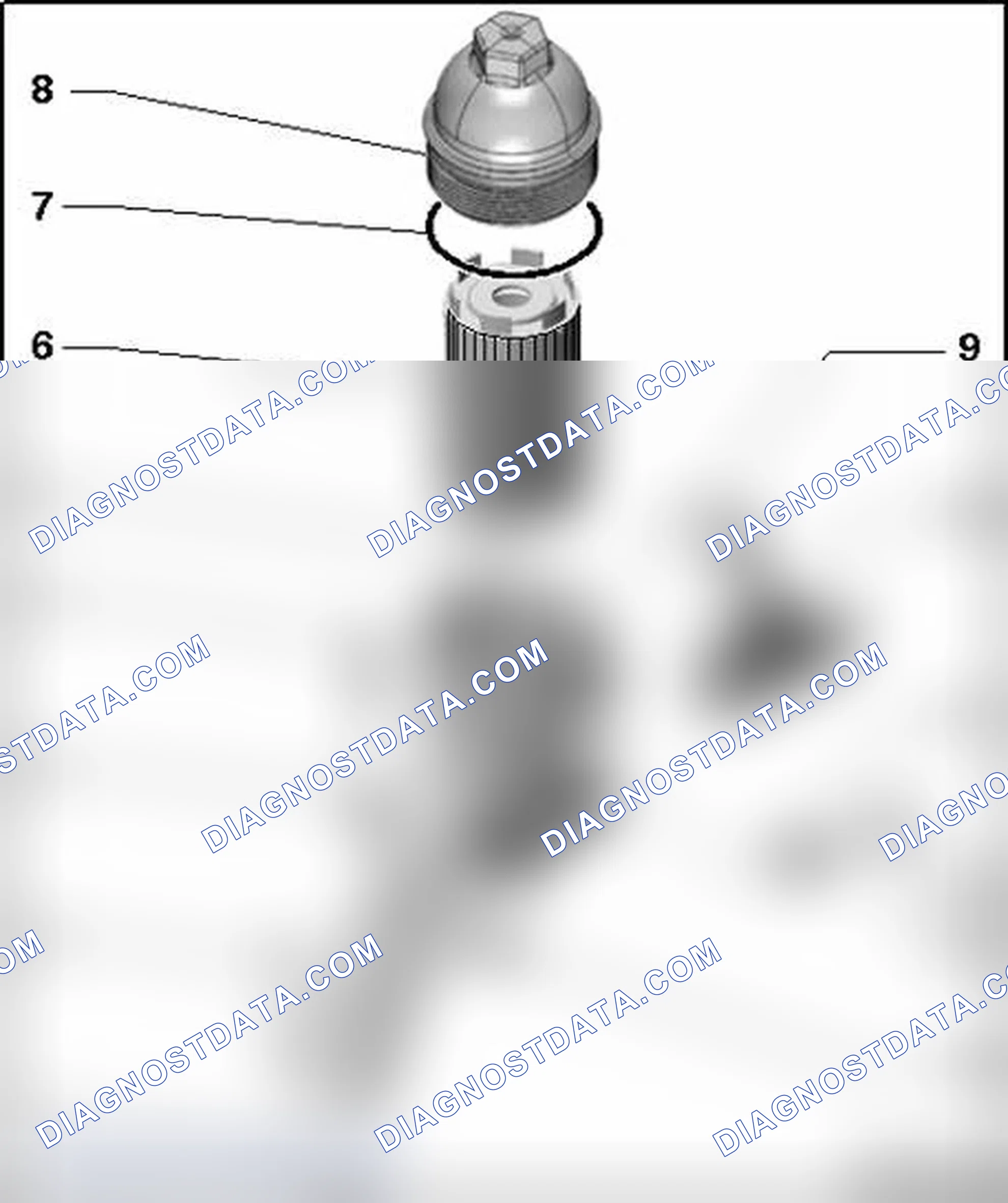 Scheme 295: Oil Filter Housing, Component Overview