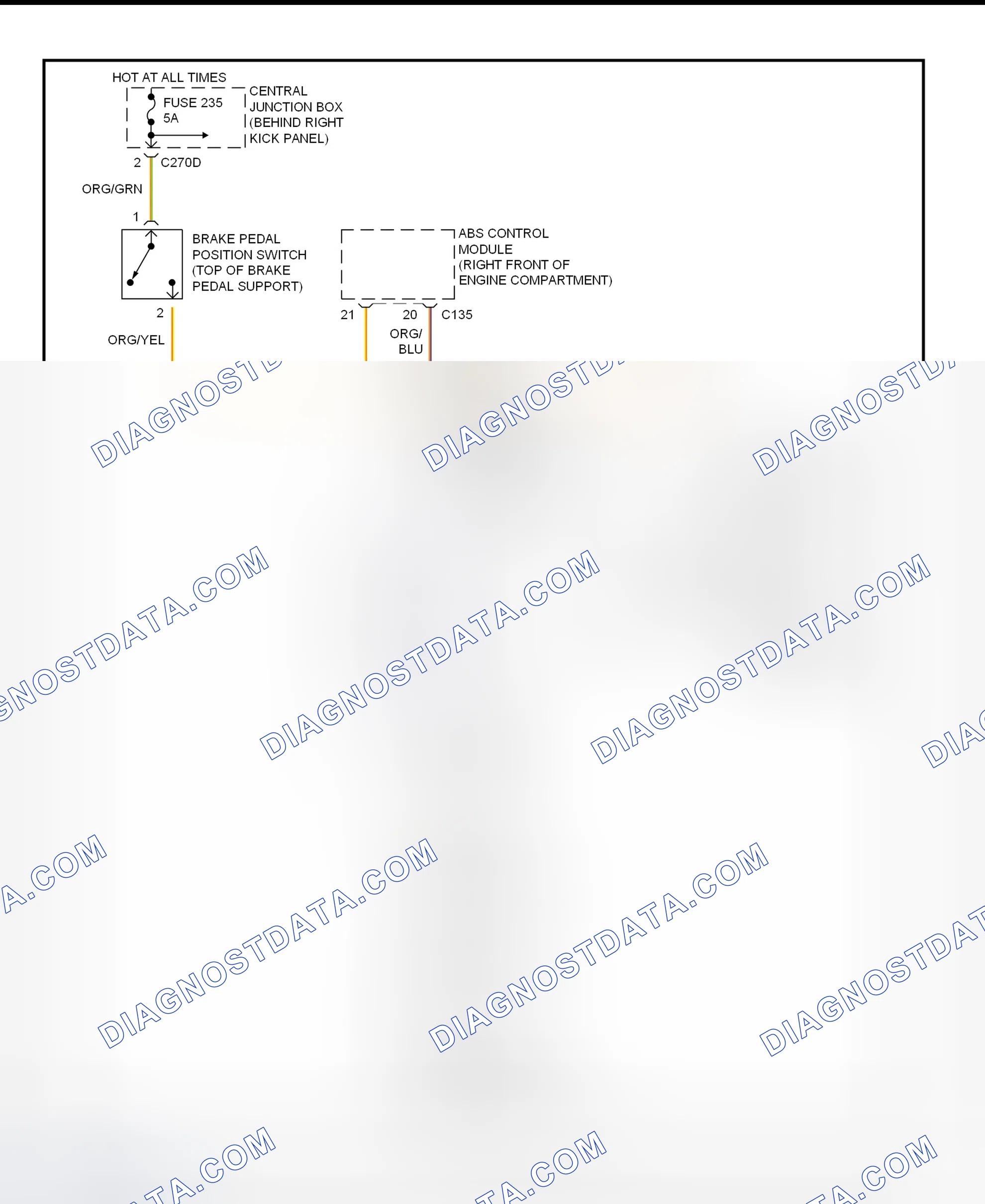 Fig. 23: Shift Interlock System Wiring Diagram (LS With IVD)
