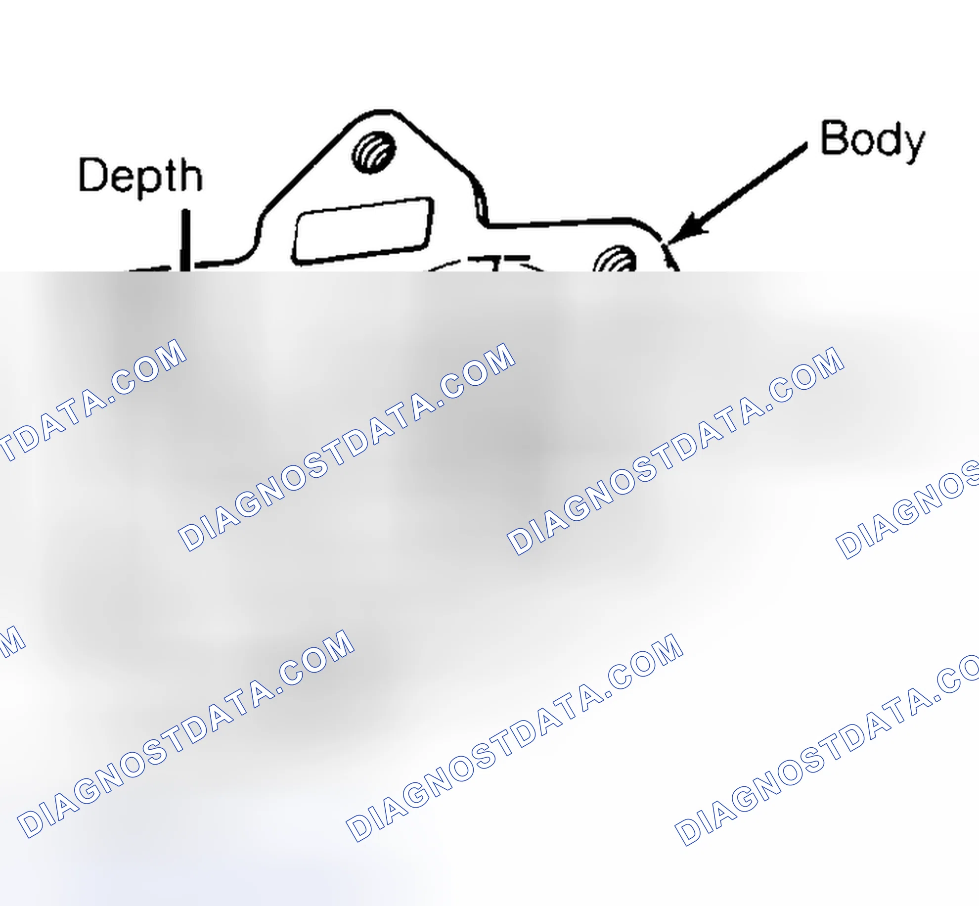 Scheme 35: Measuring Oil Pump Gear Cavity