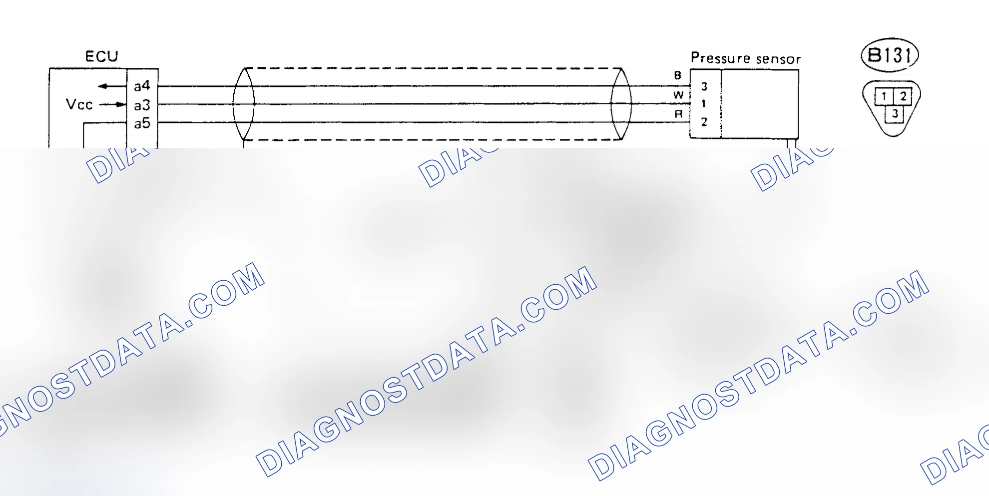 Scheme 97: Schematic - Code 45, Pressure Sensor Duty Solenoid