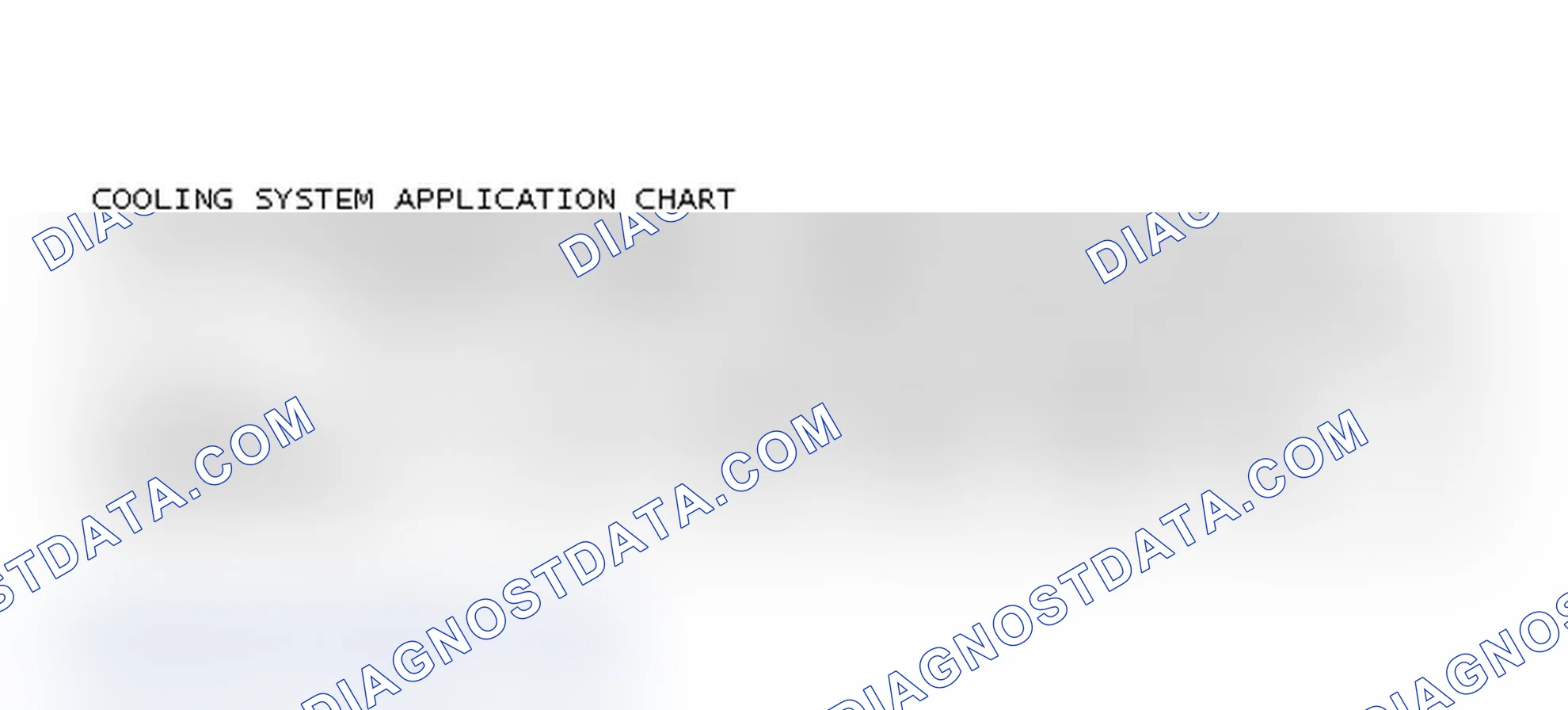 Scheme 8: Cooling System Application Chart
