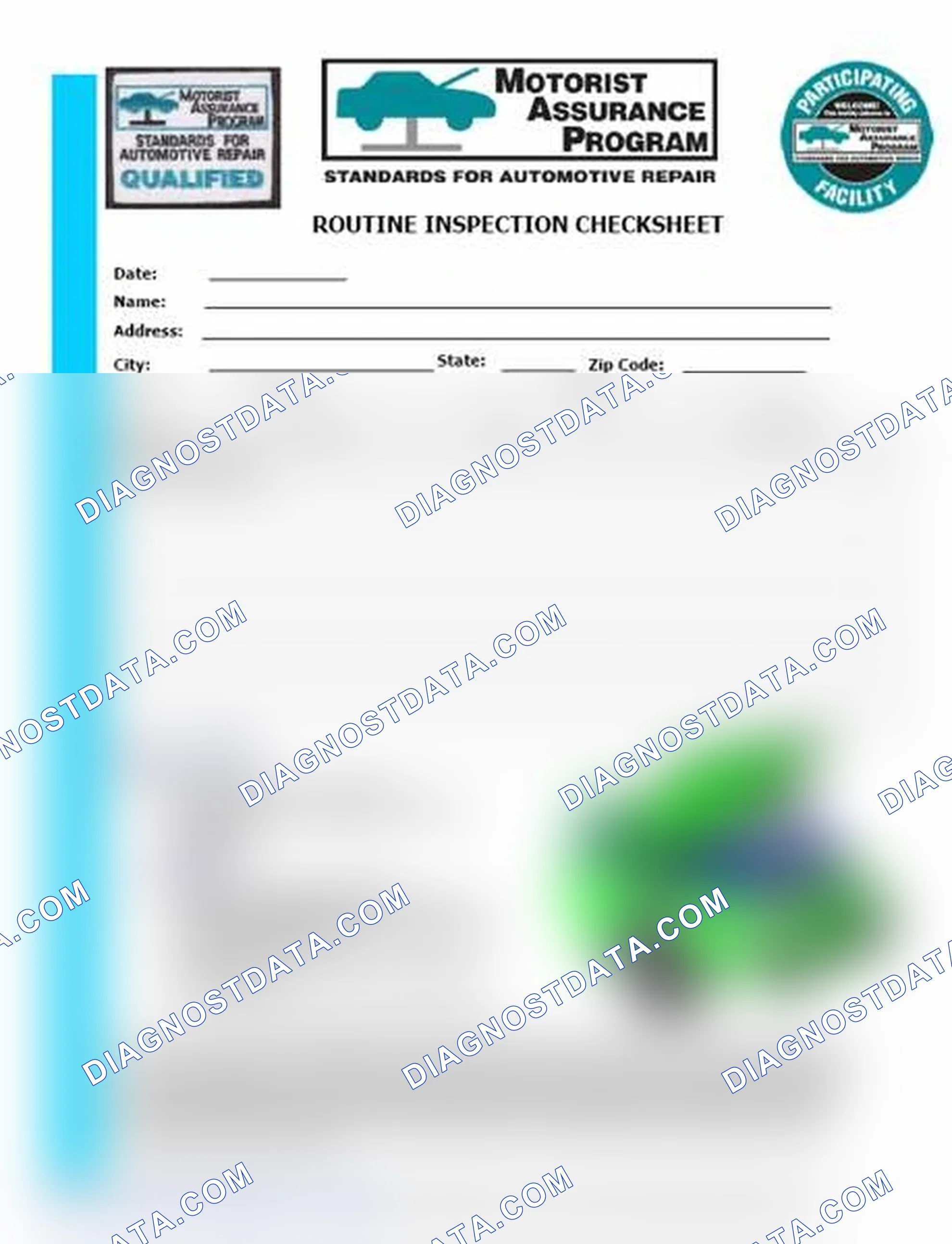 Scheme 26: Routine Inspection Checksheet (1 Of 2)