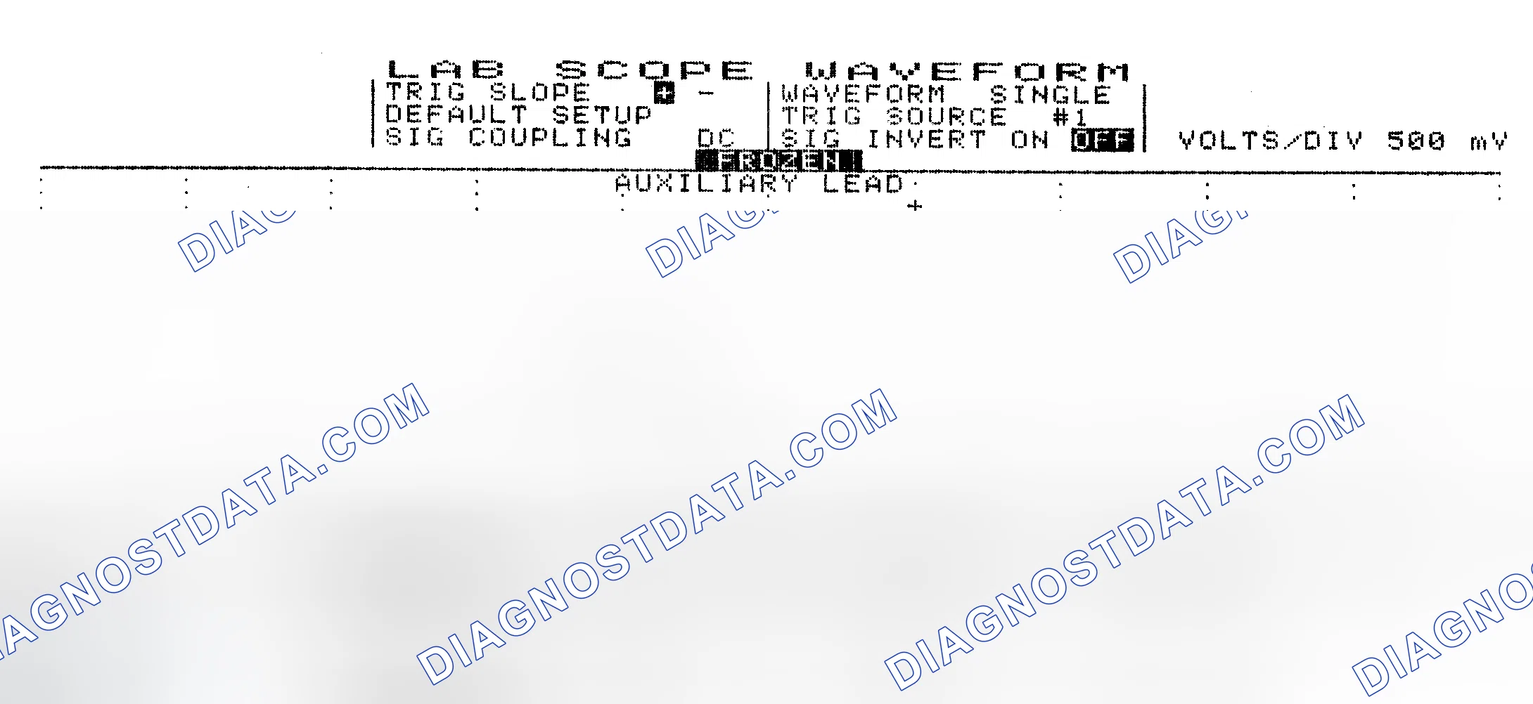 Scheme 10: Single Injector w/Excessive Current Flow - Current Pattern