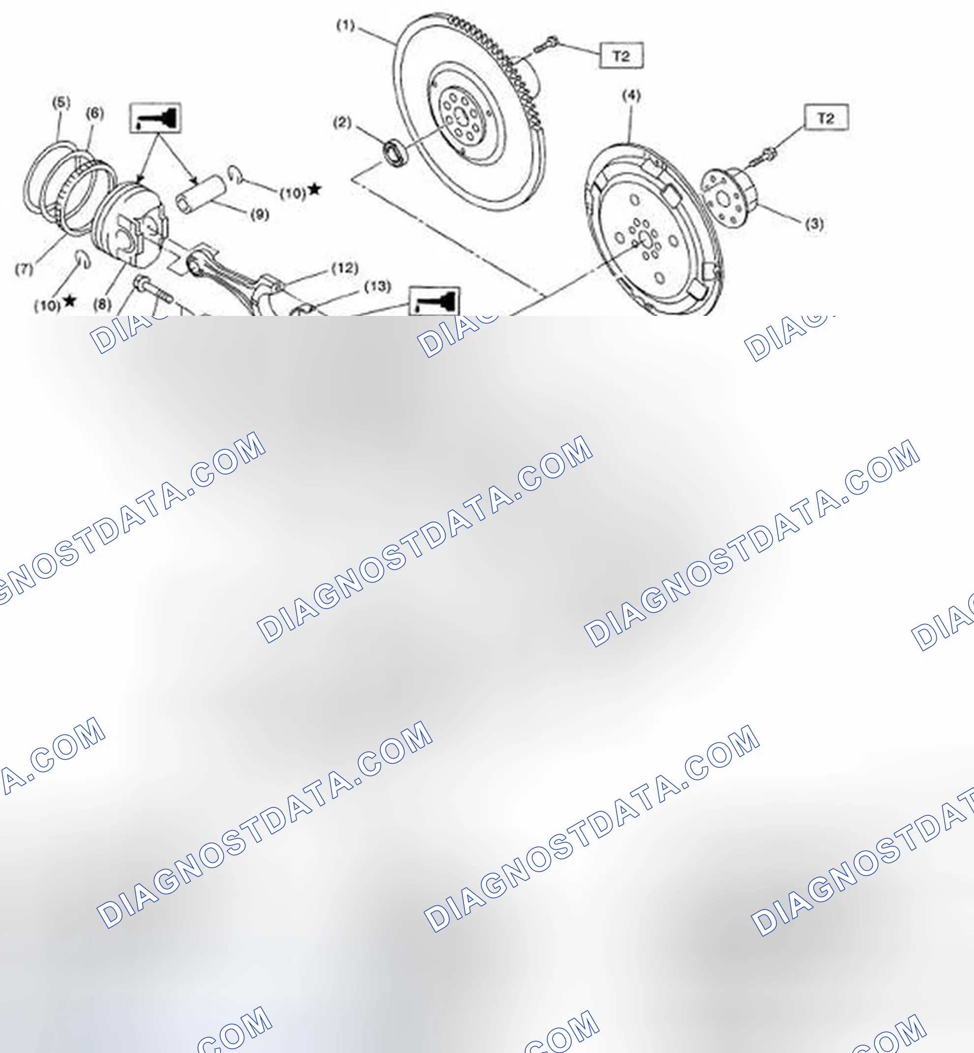 Scheme 234: CRANKSHAFT AND PISTON