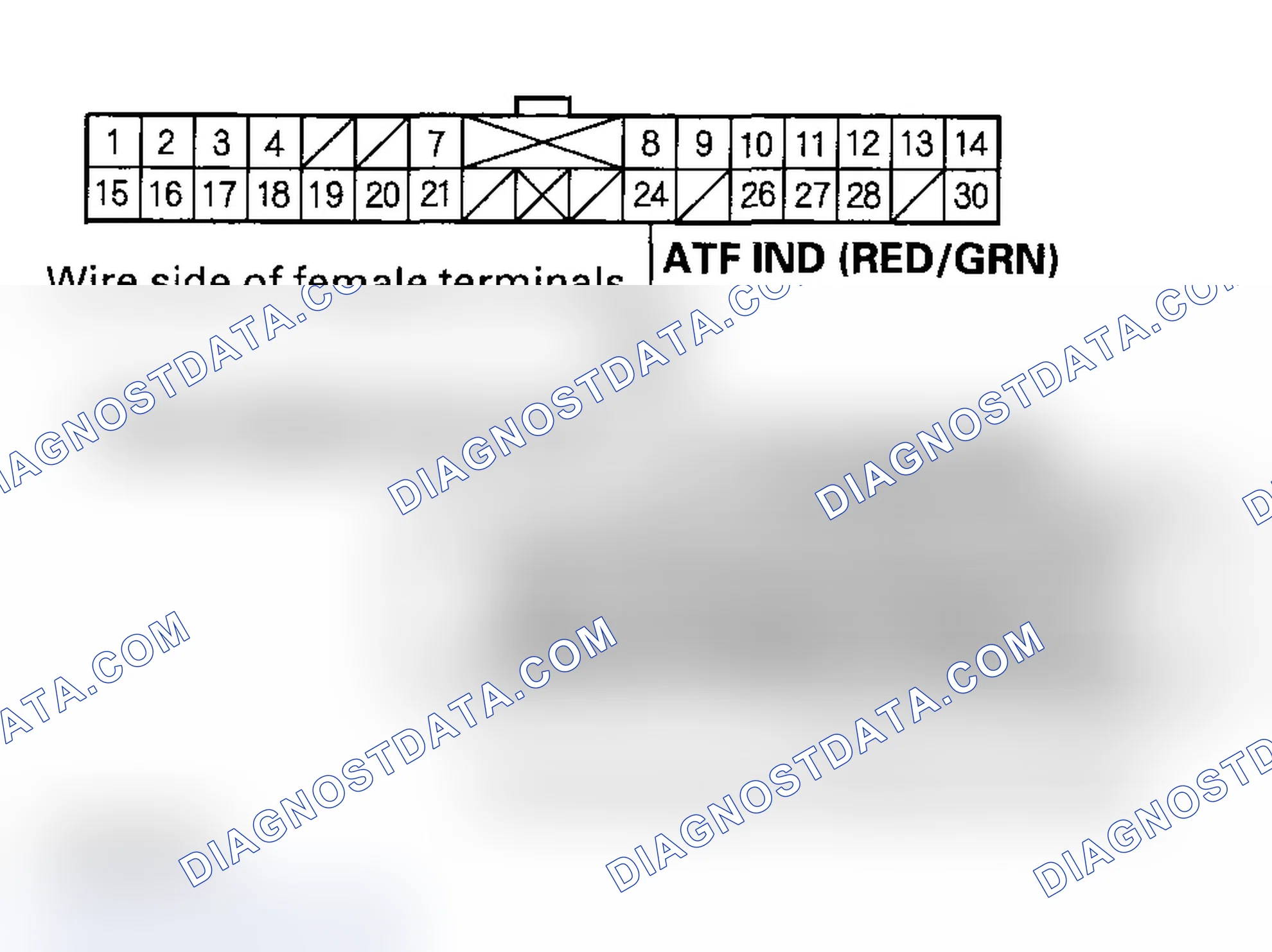 Scheme 361: A/T TEMP Indicator Circuit Troubleshooting