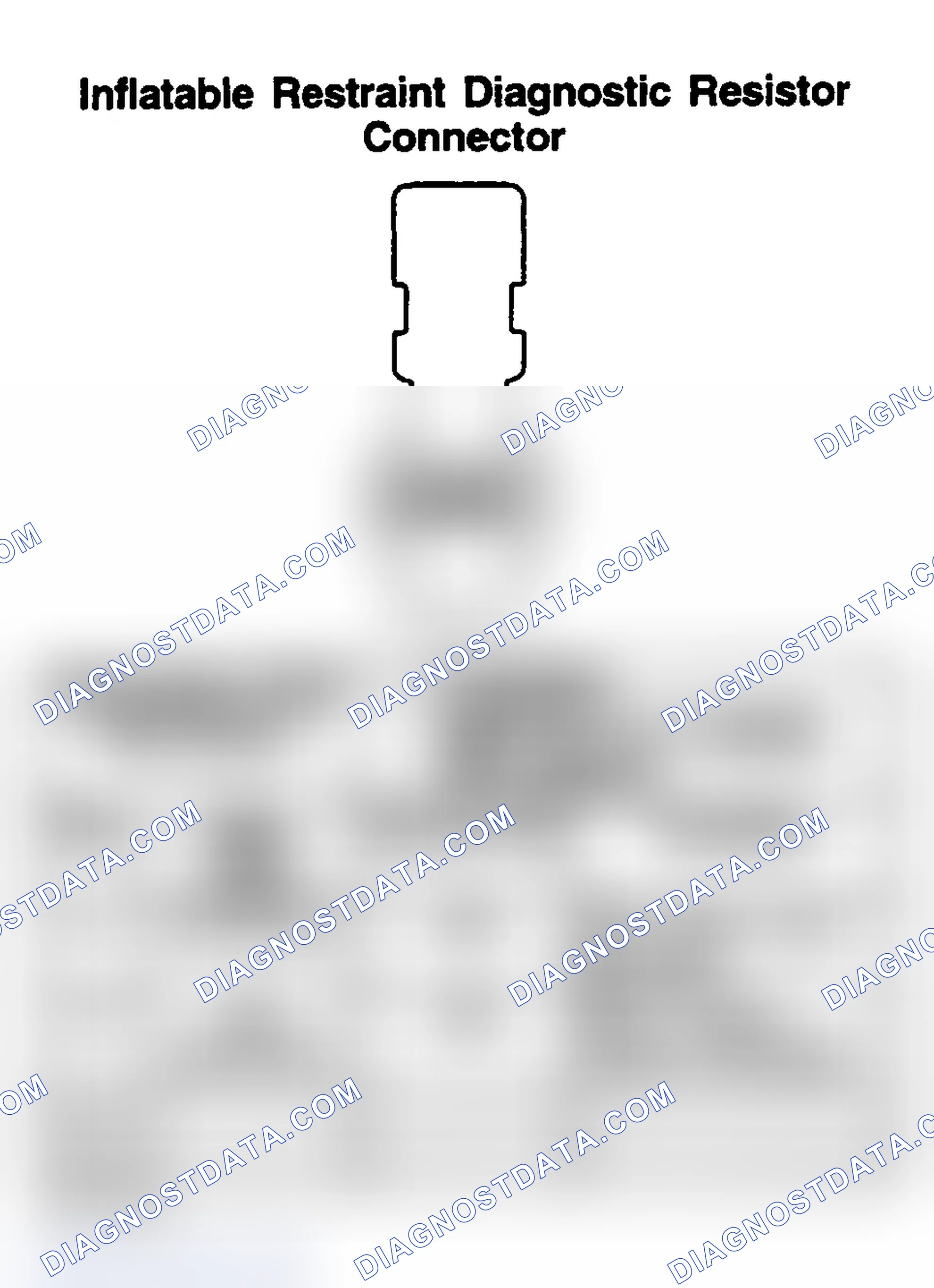 Scheme 188: INFLATABLE RESTRAINT DIAGNOSTIC RESISTOR