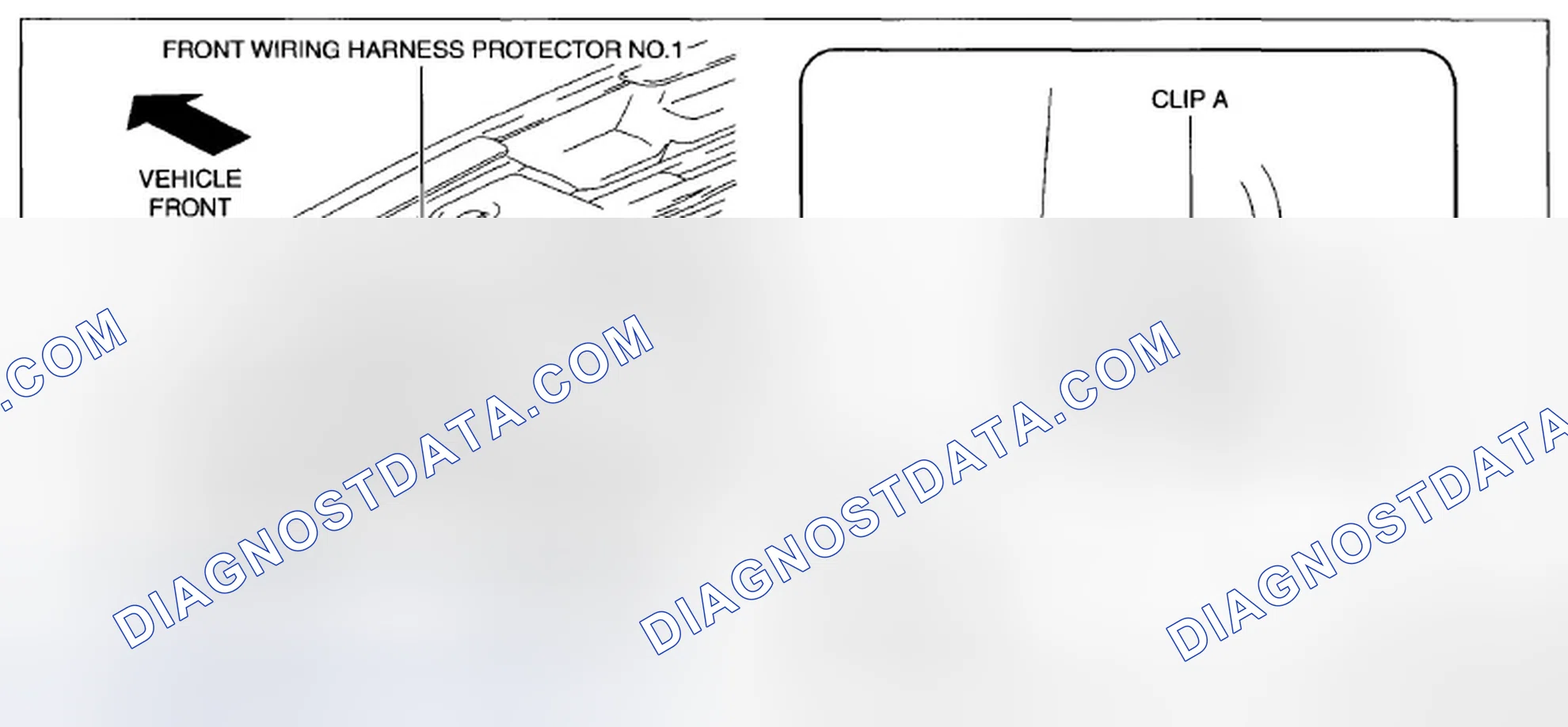 Scheme 30: Front Wiring Harness Protector No.1