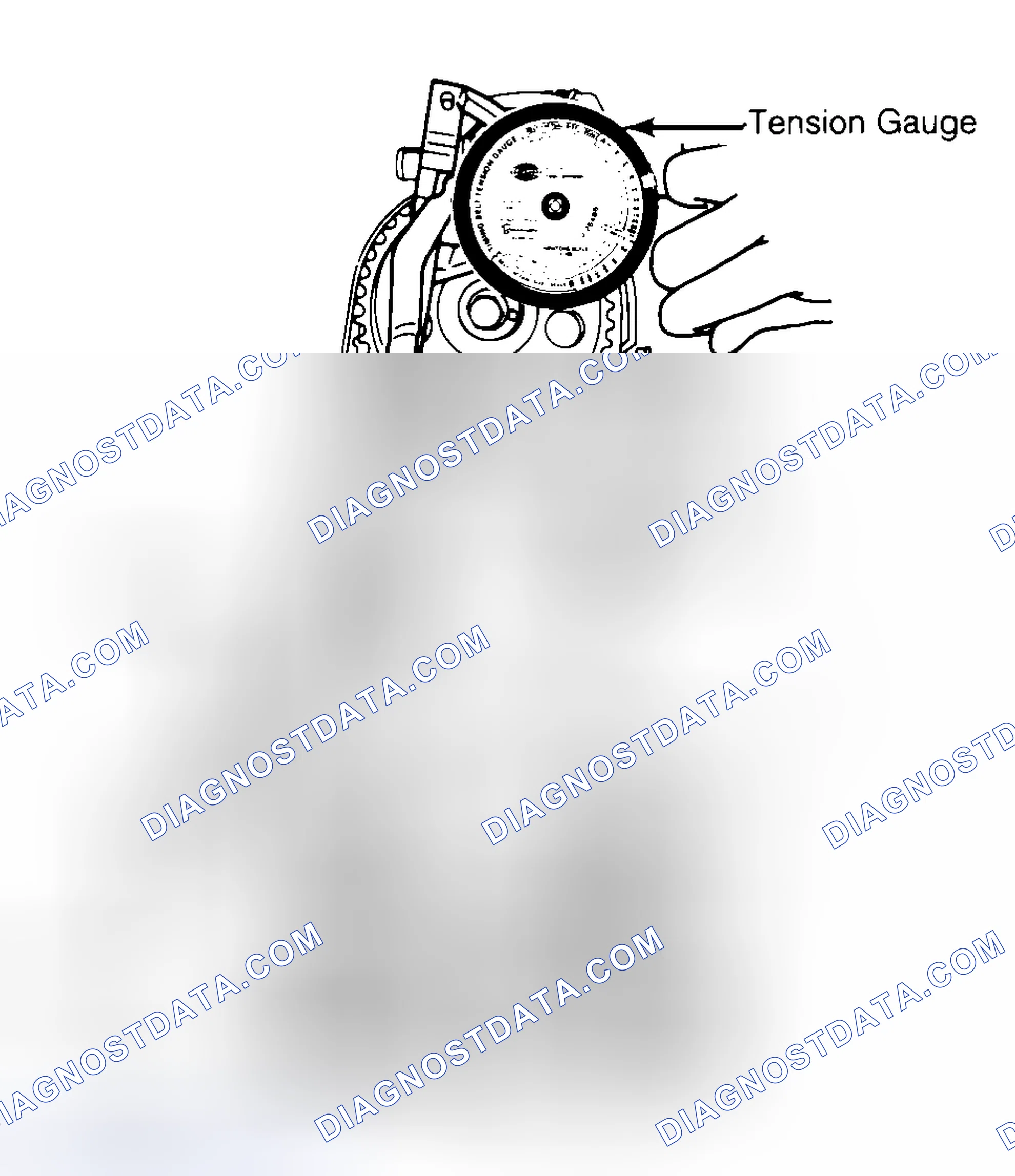 Scheme 3: Adjusting Typical Timing Belt Tension