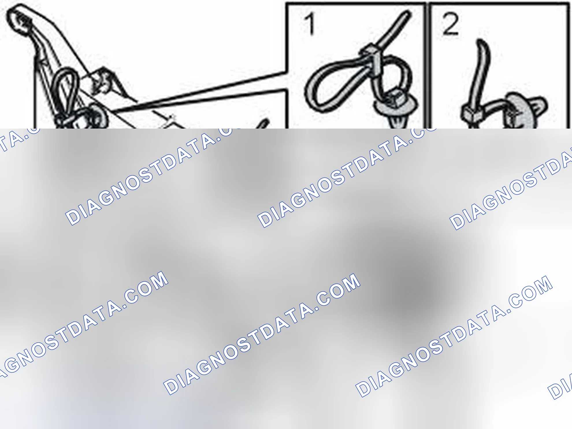 Scheme 36: Installing the engine cooling fan (FC) and fan shroud