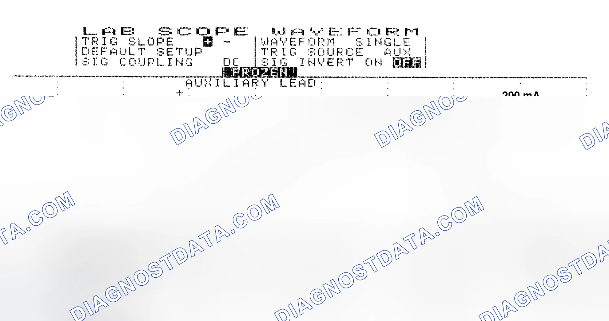 Scheme 13: Single Injector w/Normal Current Flow - Current Pattern