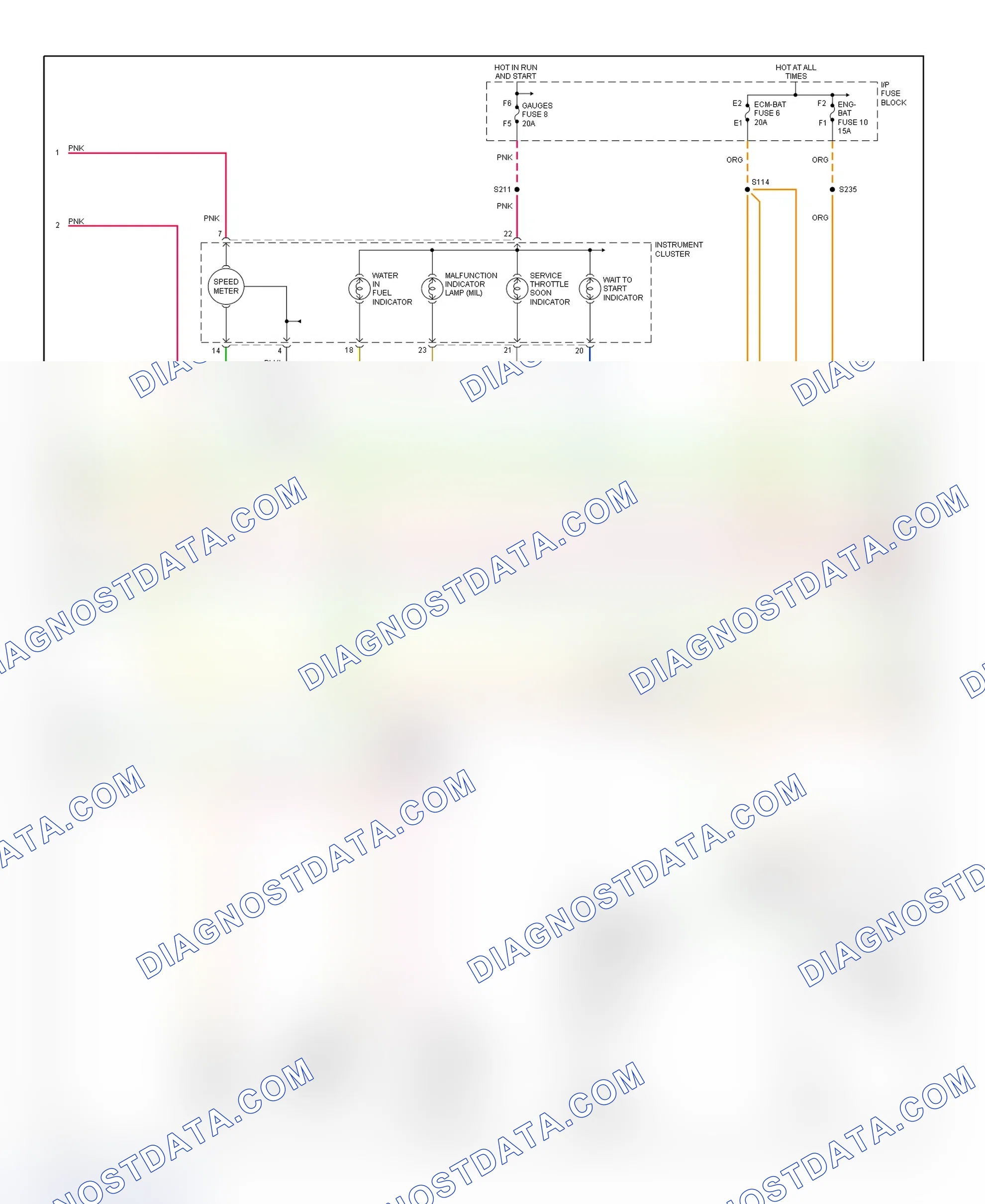 Scheme 104: PCM Wiring Diagram (Forward Control - Motorhome Chassis - 6.5L - 3 Of 4)