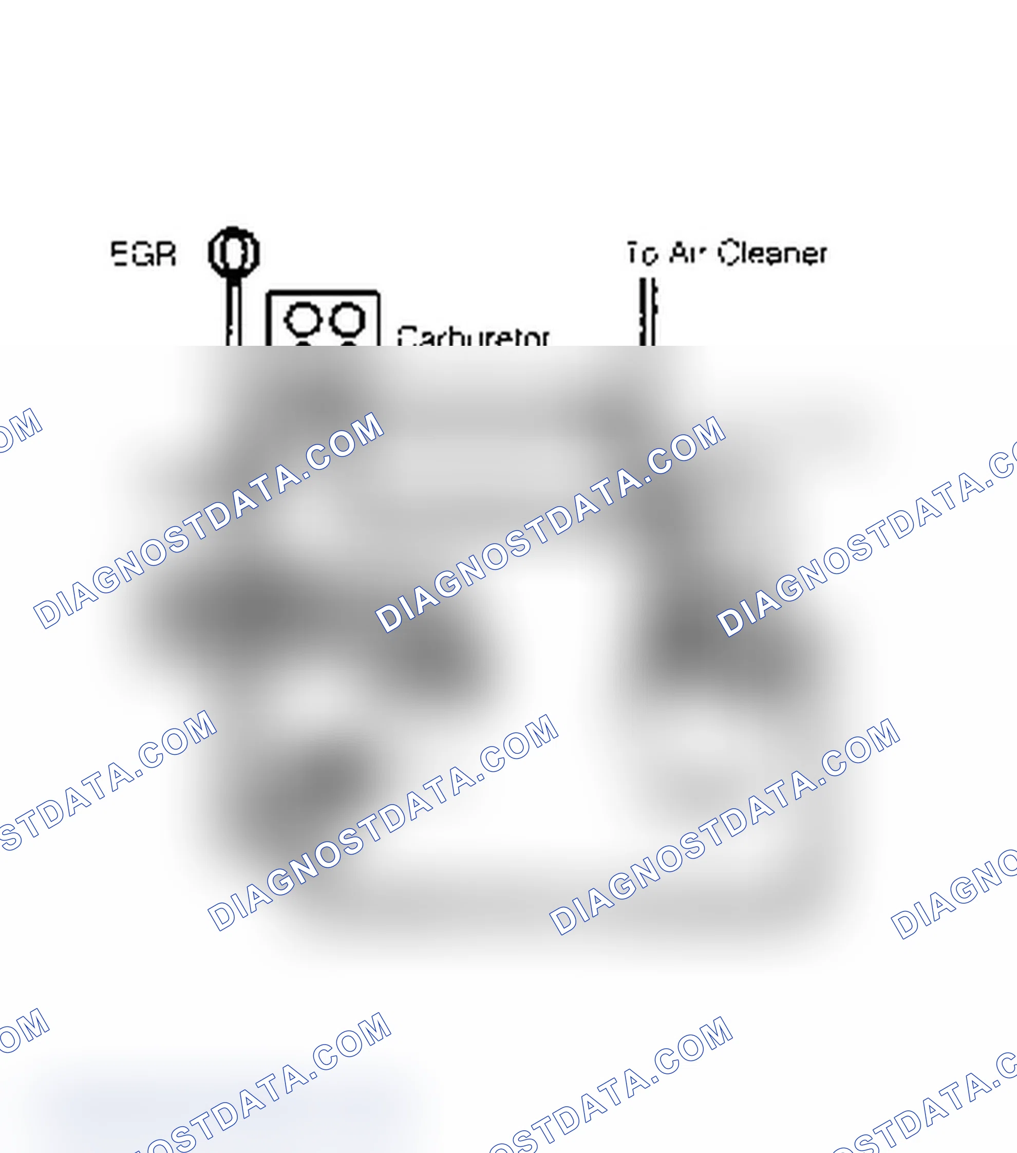 Scheme 66: Vacuum Hose Routing for Single-Canister Evaporative Control System Canister must be lowest point in system.