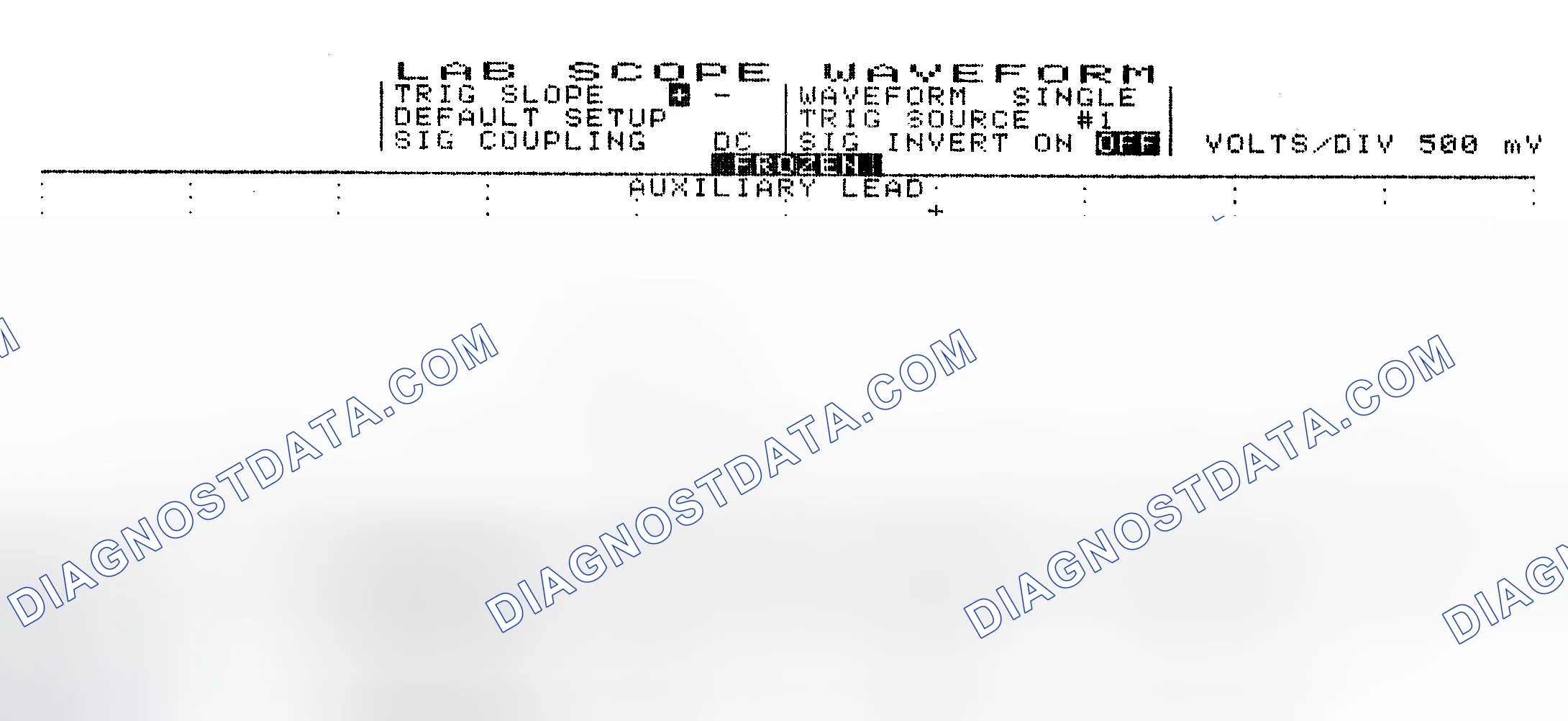 Scheme 10: Single Injector w/Excessive Current Flow - Current Pattern