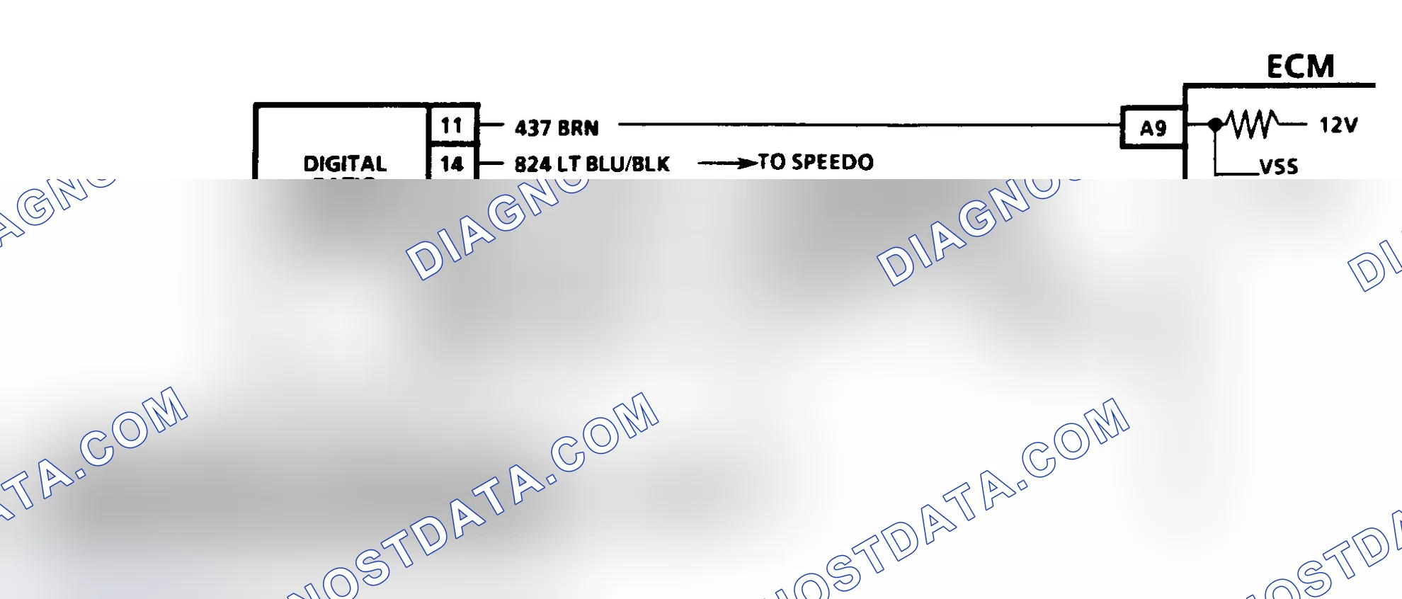 Scheme 16: Code 24 Schematic - Vehicle Speed Sensor Circuit