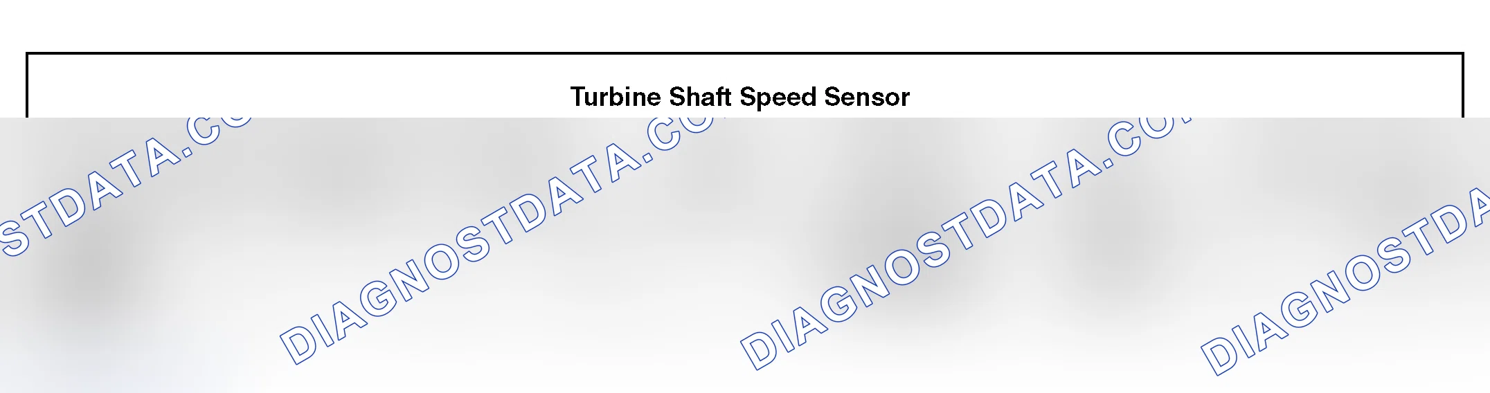 Scheme 126: TURBINE SHAFT SPEED SENSOR