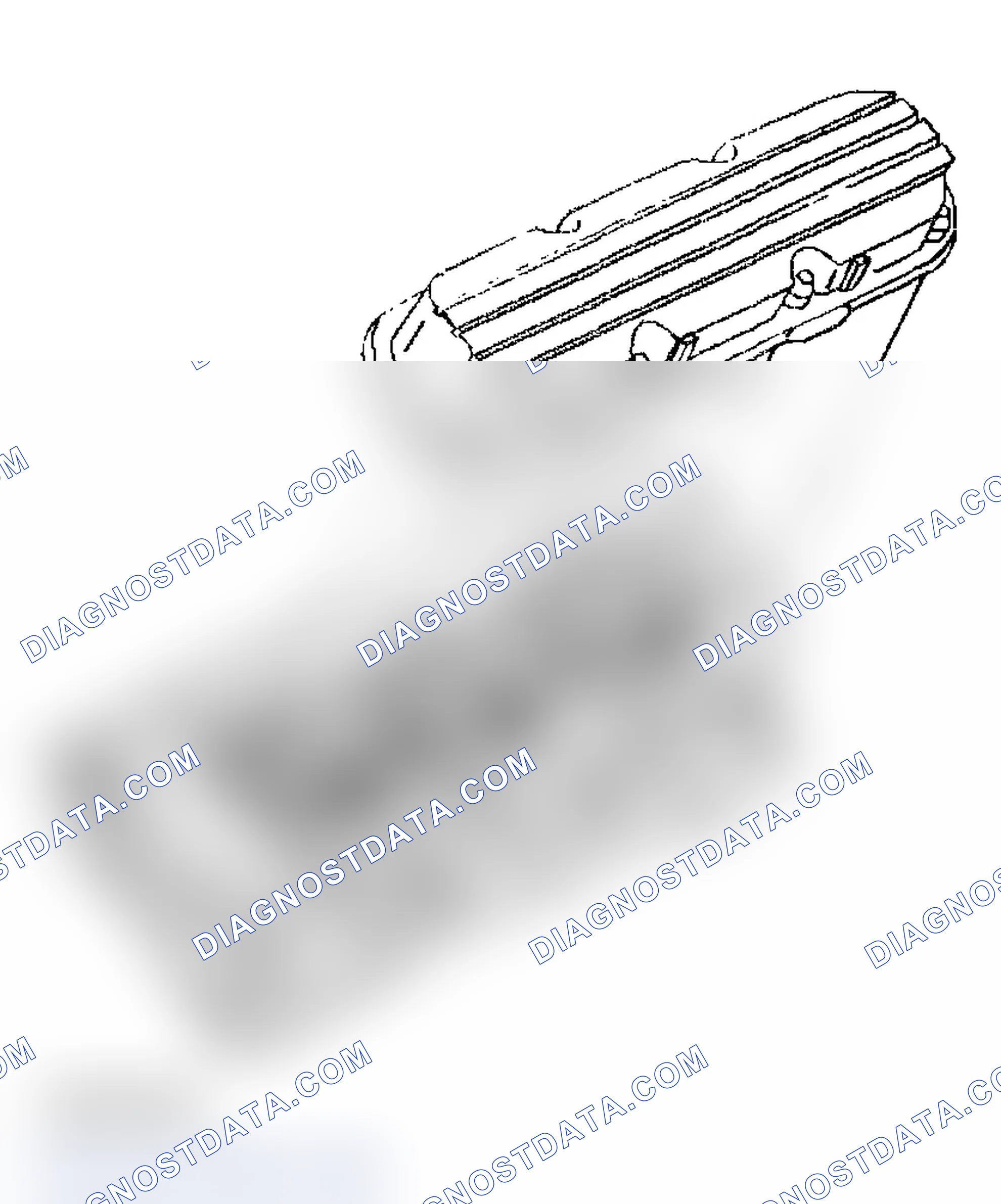 Scheme 638: Valve Rocker Arm Cover (Right Side) - Installation
