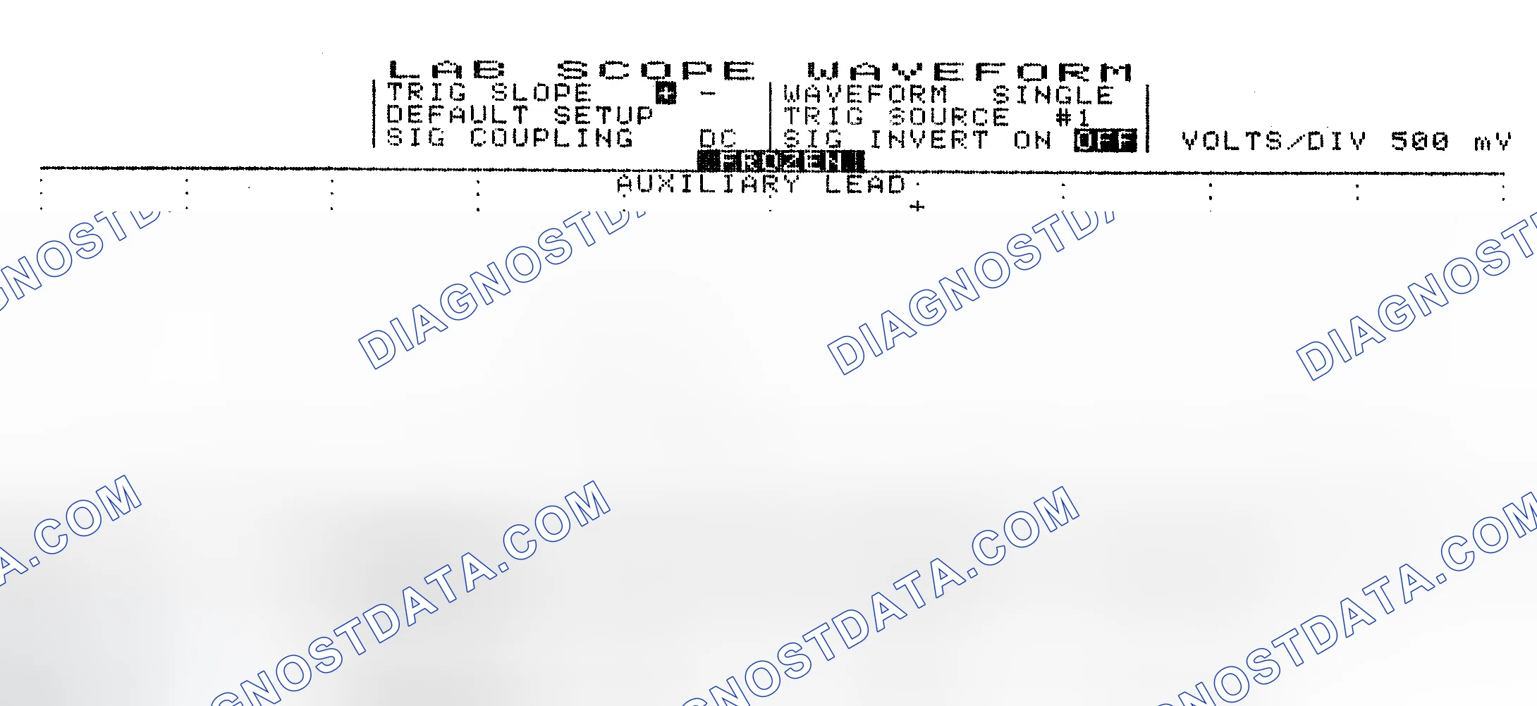 Scheme 10: Single Injector w/Excessive Current Flow - Current Pattern