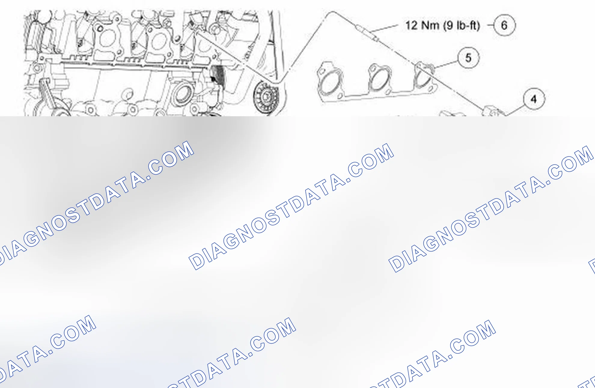Scheme 348: Exhaust Manifold - RH