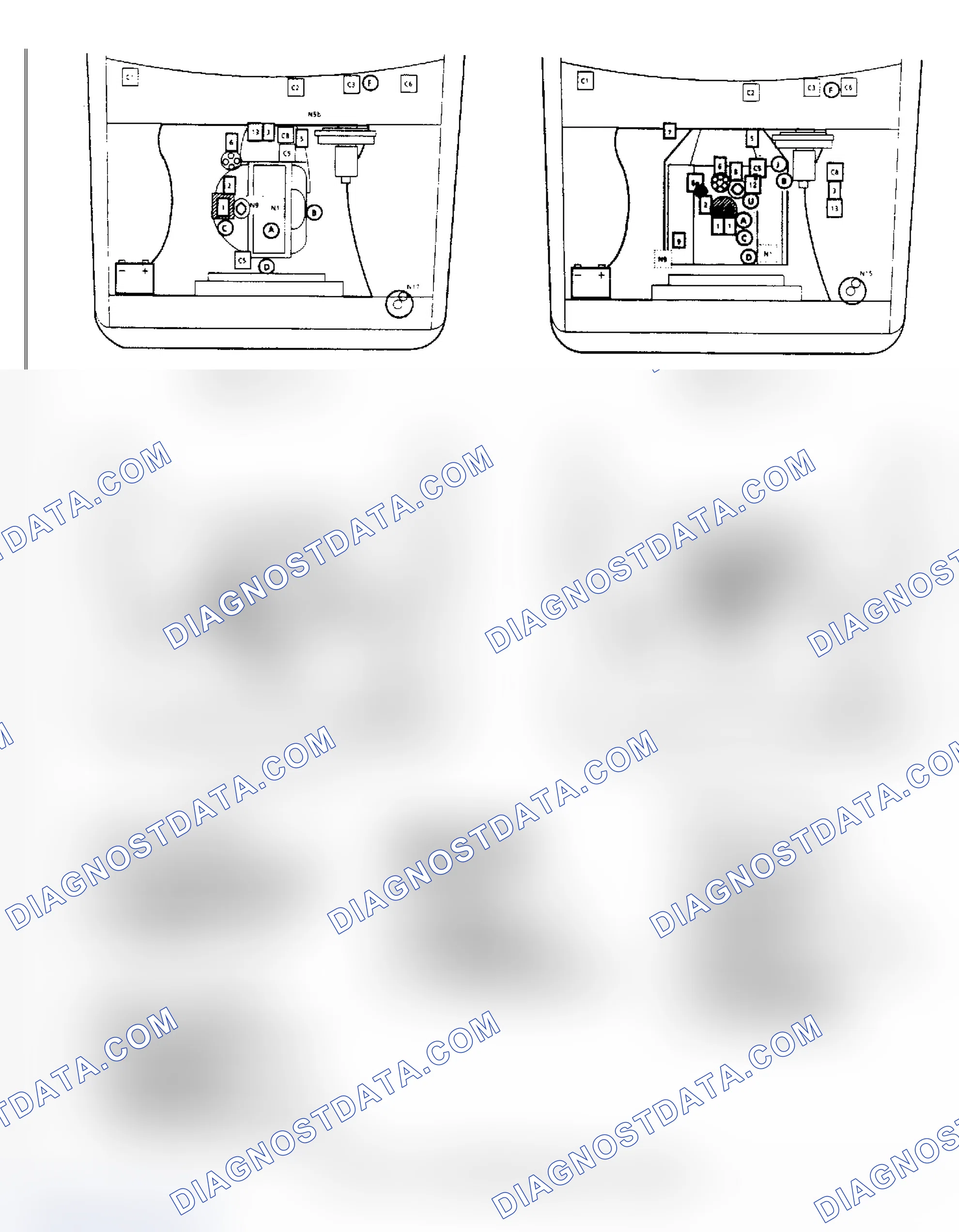 Scheme 4: Throttle Body Injection Component Locations
