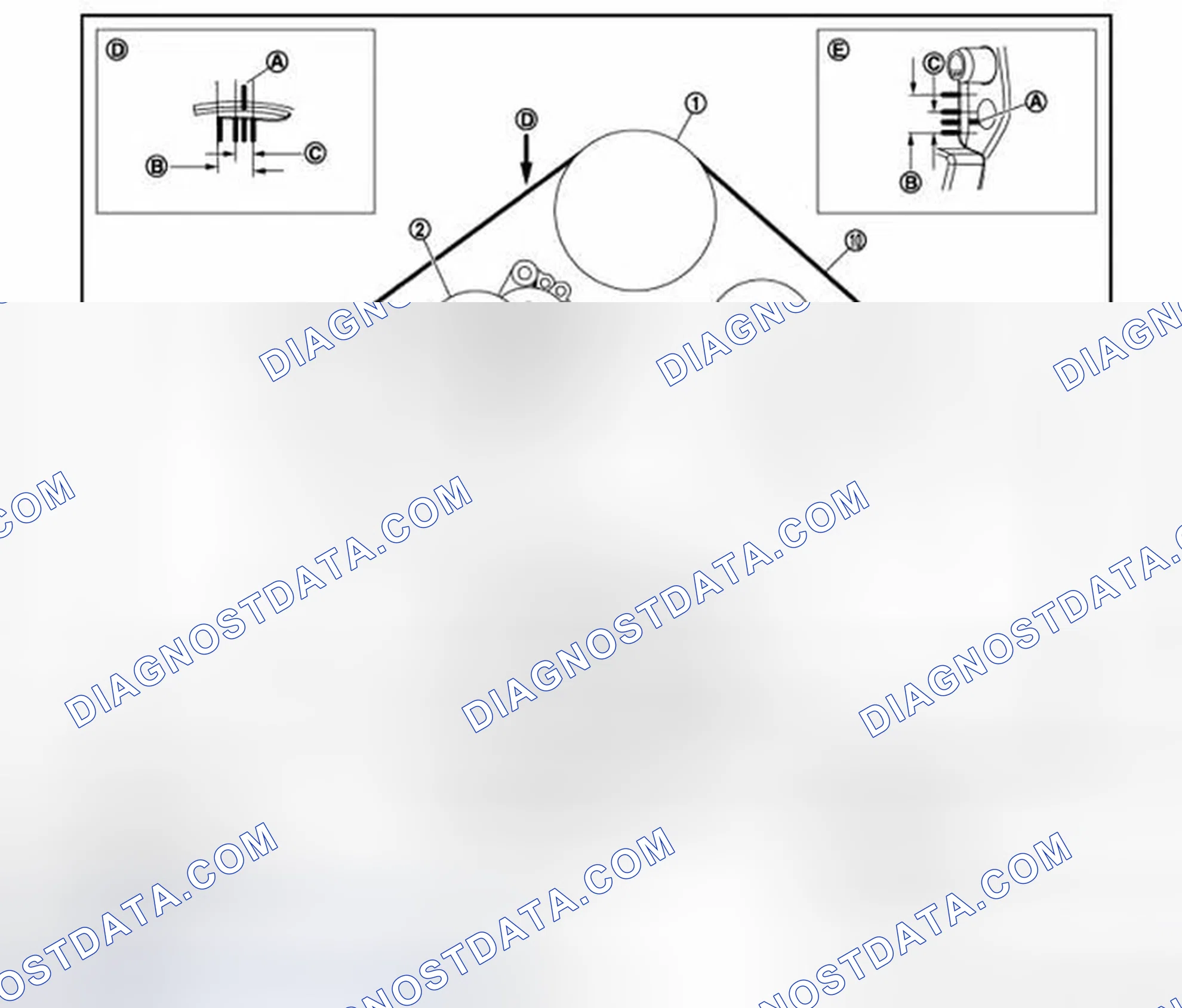 Scheme 4: DRIVE BELTS: Exploded View