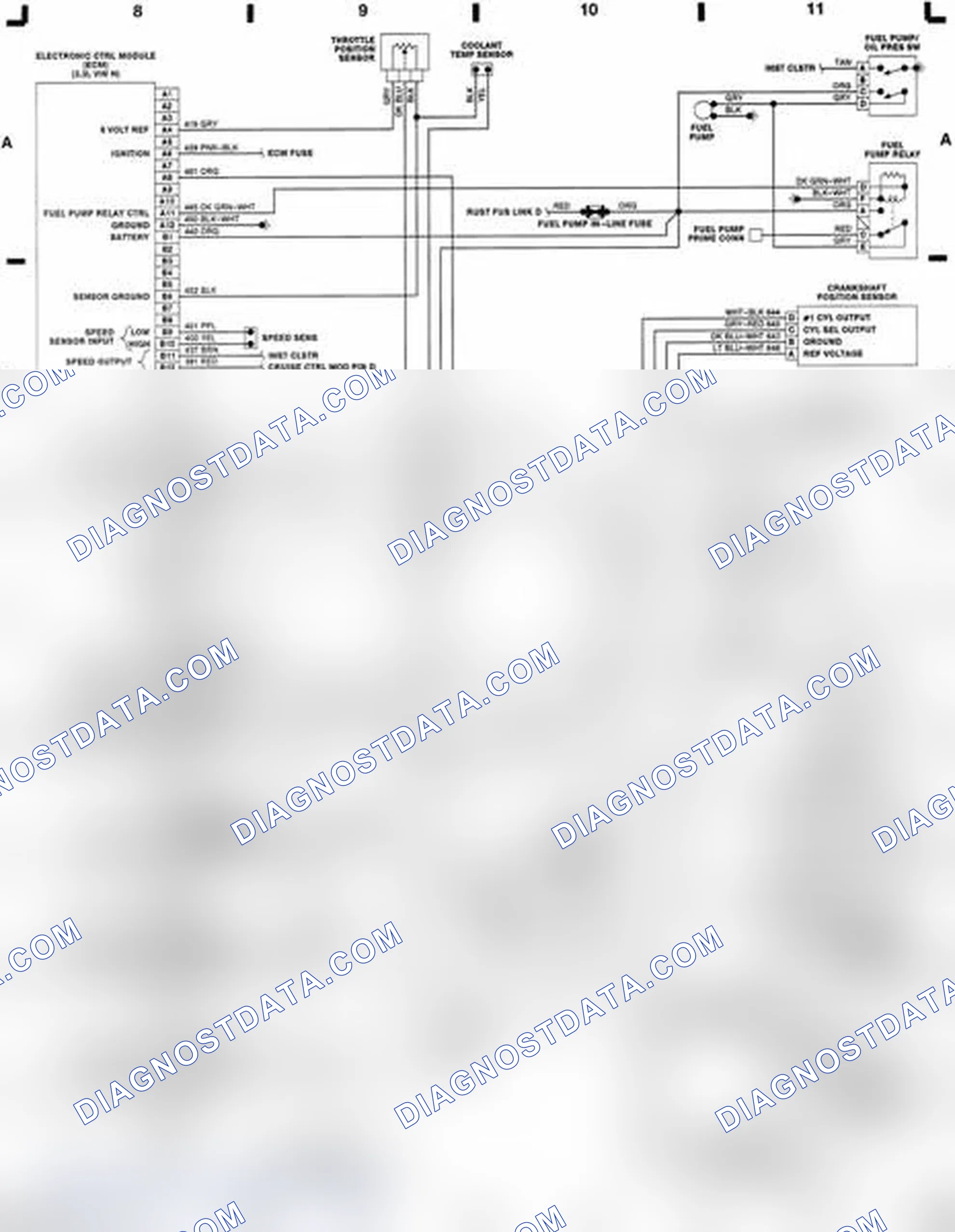 Scheme 22: 3.3L (VIN N) ECM Diagram (Century, Cutlass Ciera & Cutlass Cruiser)