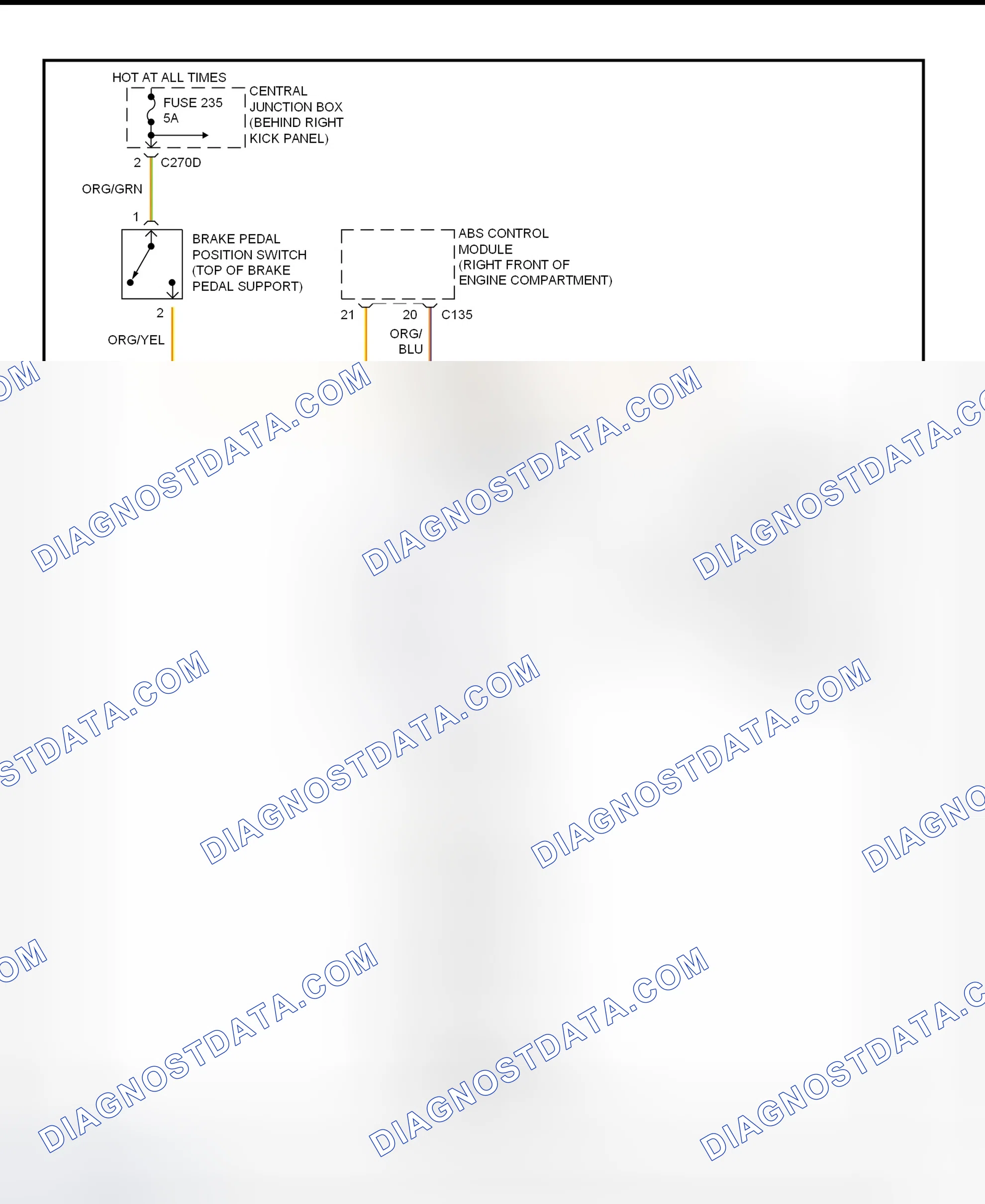 Fig. 23: Shift Interlock System Wiring Diagram (LS With IVD)