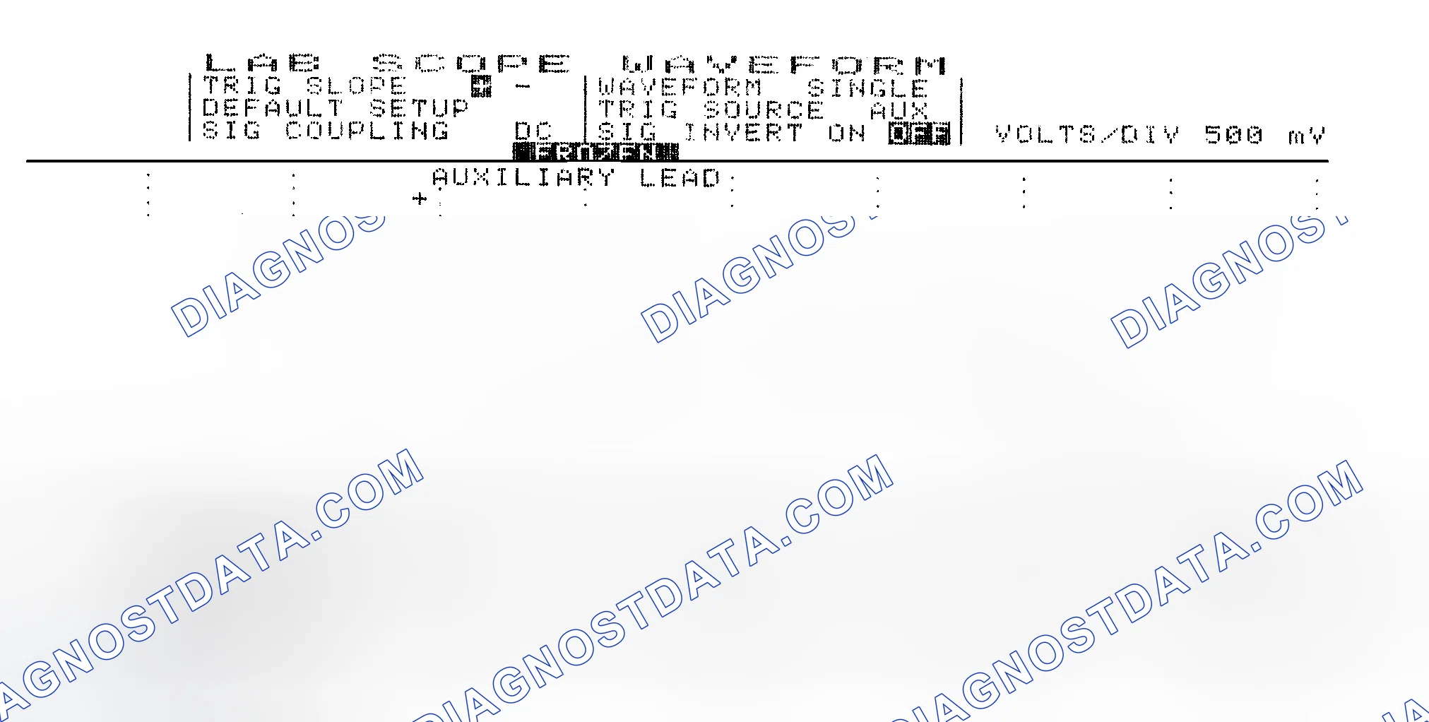 Scheme 14: Single Injector w/Excessive Current Flow - Current Pattern
