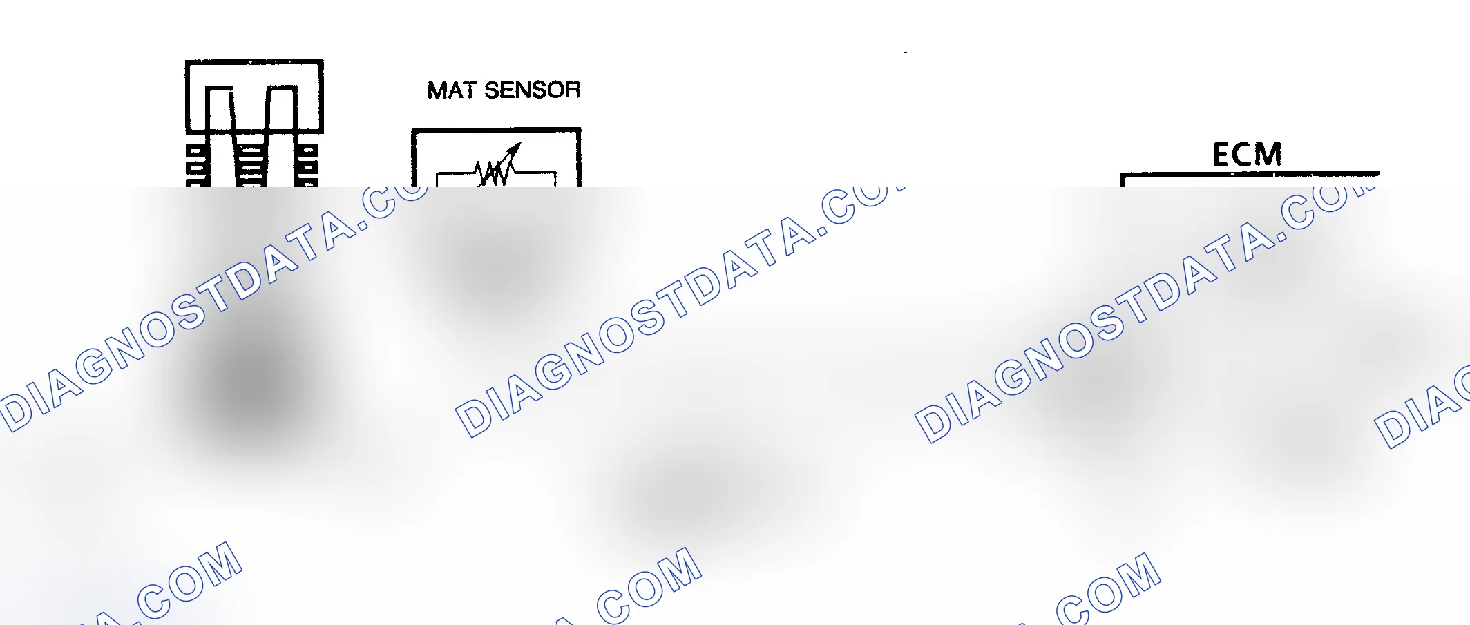 Scheme 87: Code 23 Schematic (5.7L) IAT Sensor Signal Voltage High (Low Temp Indicated)