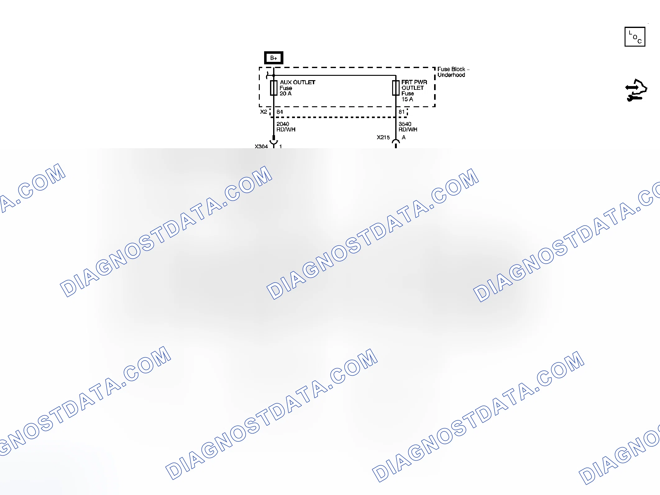 Scheme 33: Cigar Lighter/Power Outlet Schematics
