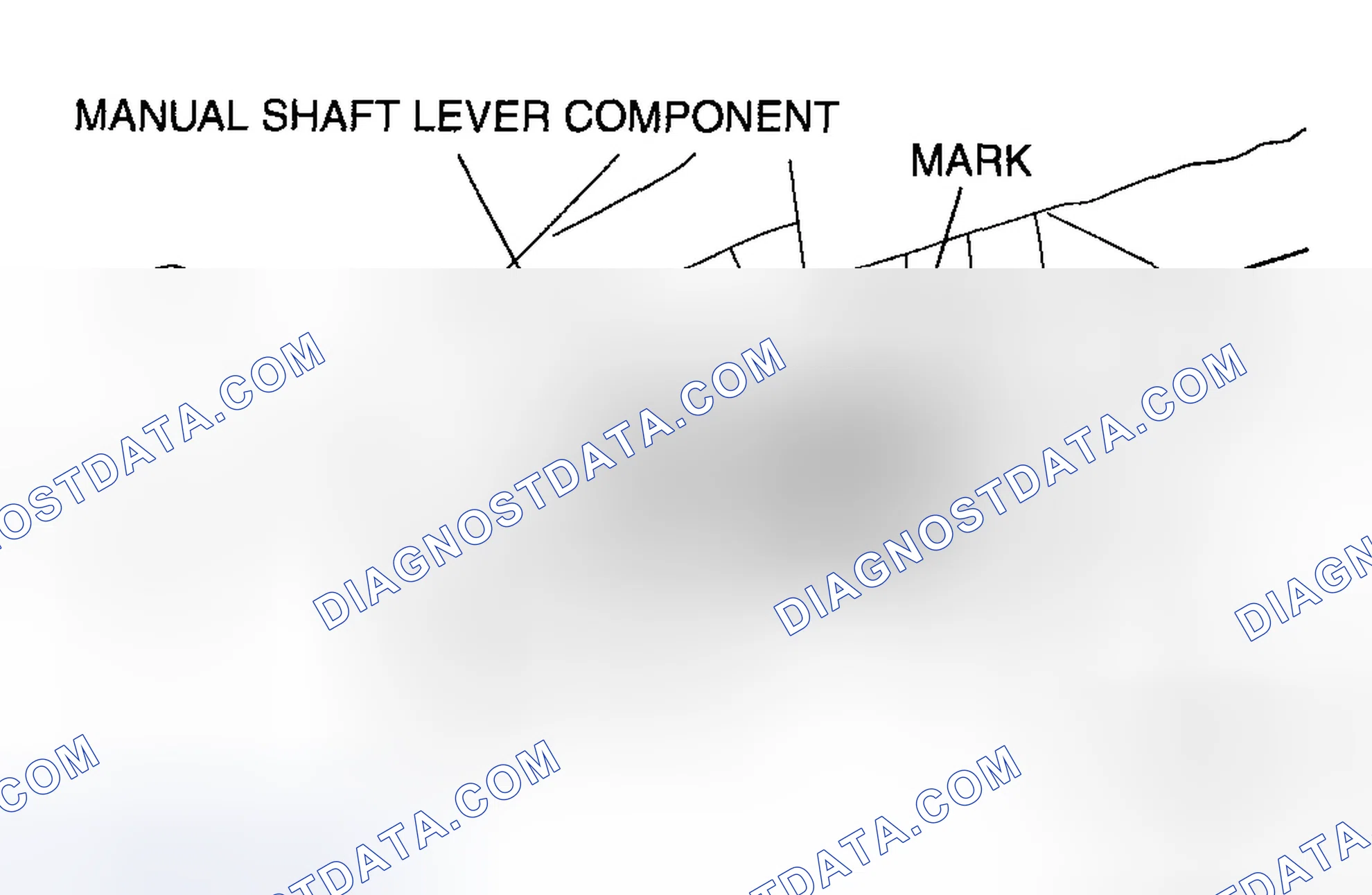 Scheme 191: Manual Shaft Lever Component Removal Note