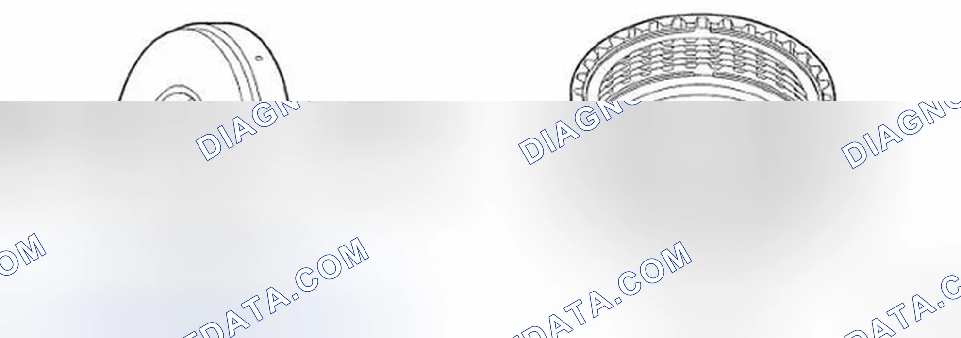 Fig. 66: Identifying UD Clutch And OD Clutch