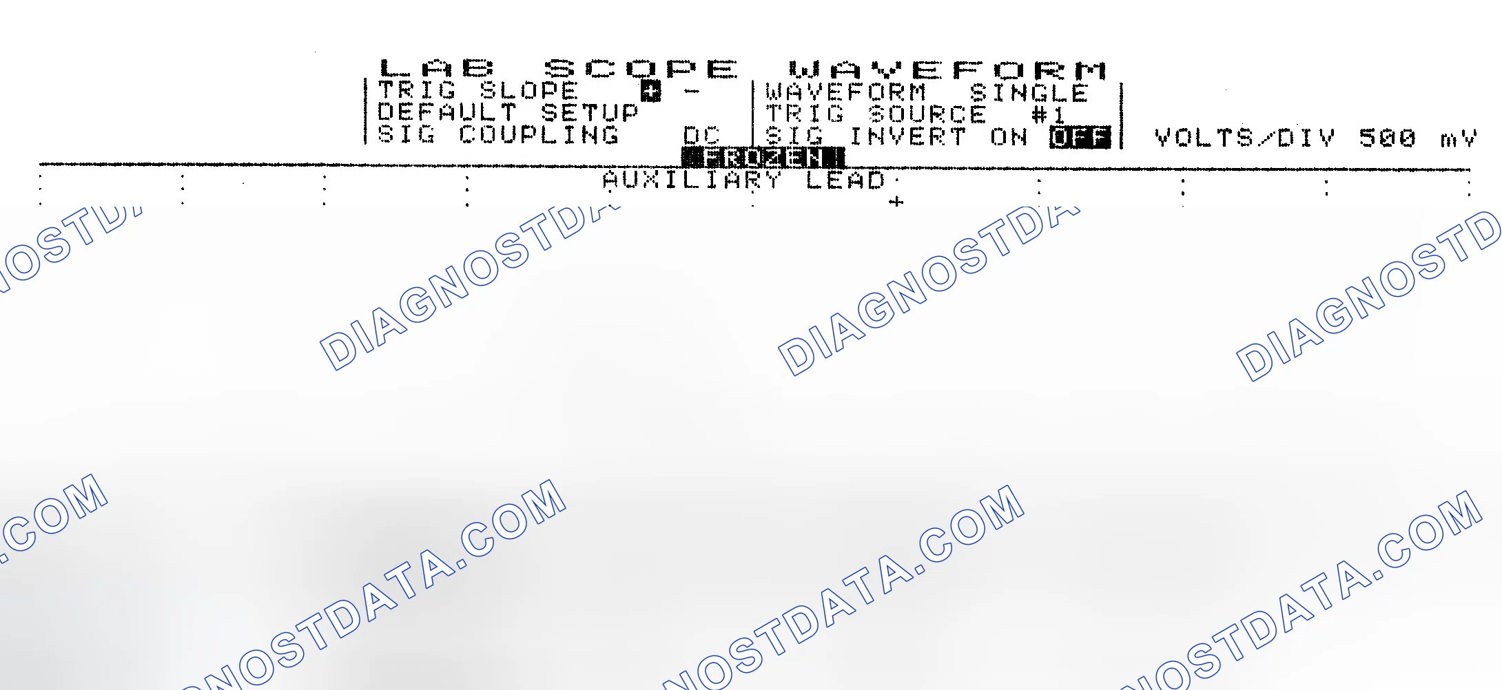 Scheme 10: Single Injector w/Excessive Current Flow - Current Pattern
