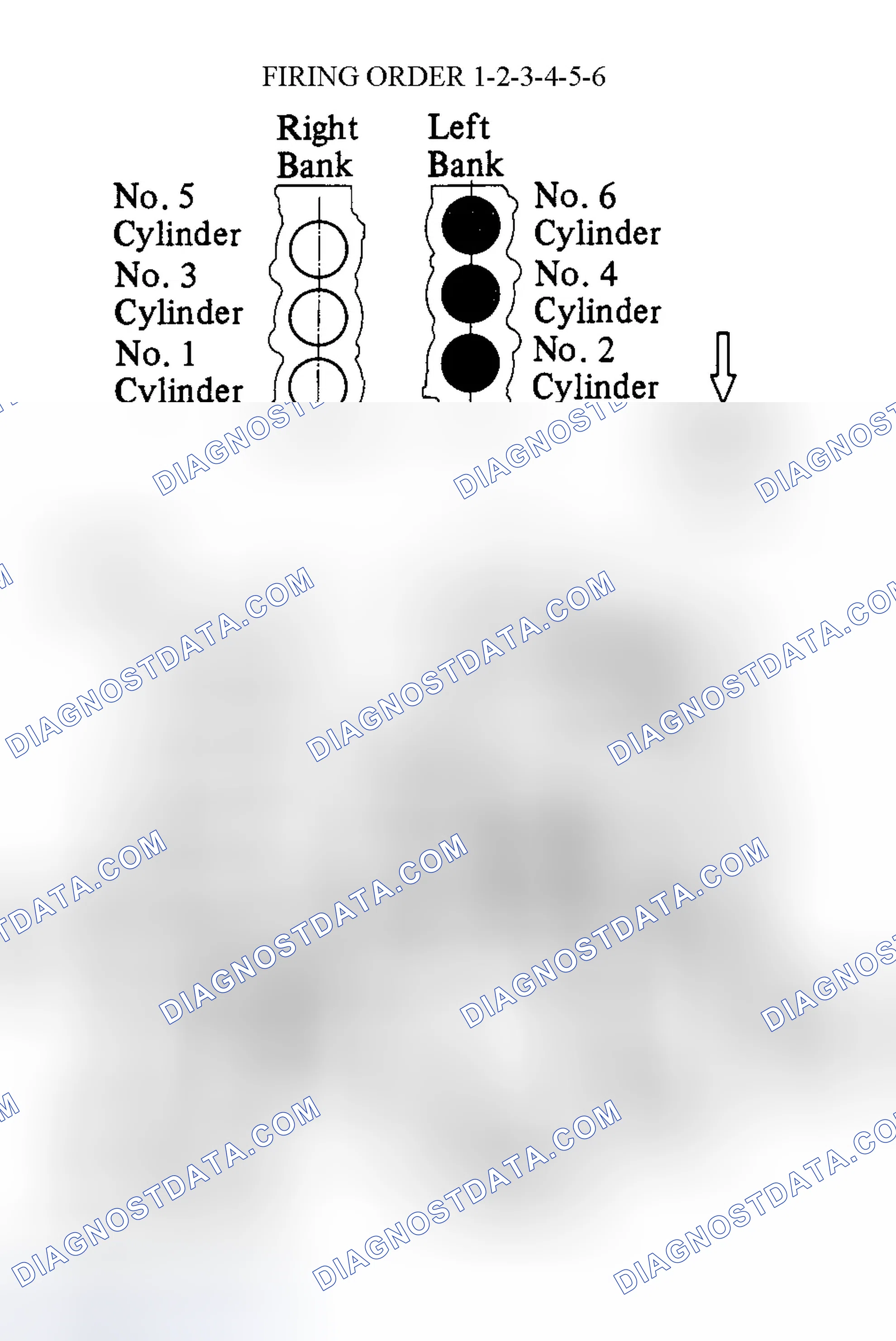 Scheme 7: Spark Plug Wire Routing (Tacoma 3.4L, Tundra 3.4L & 4Runner 3.4L)