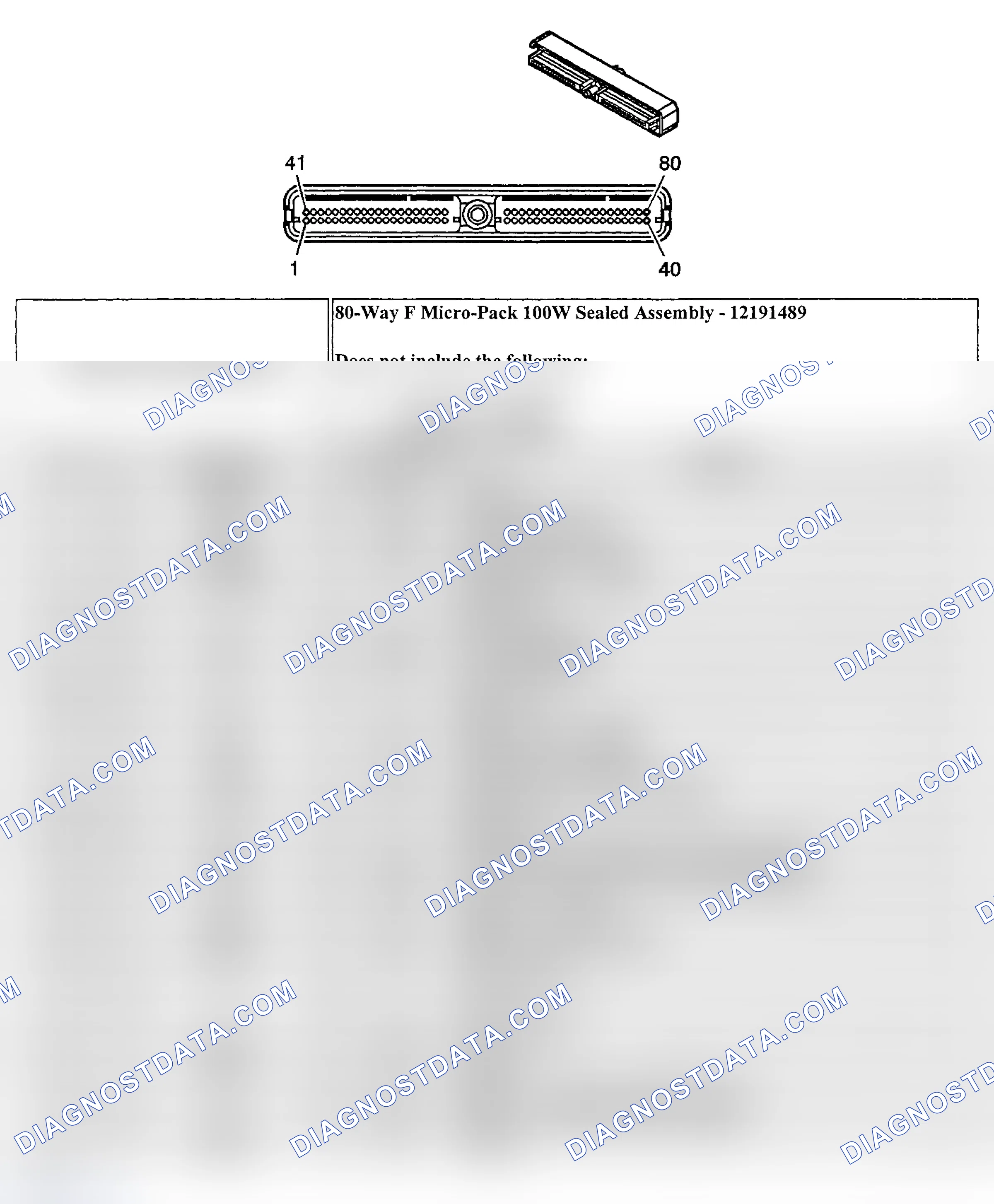 Scheme 6: Identifying PCM Connector C1 Terminals - Chevy Express & Savana