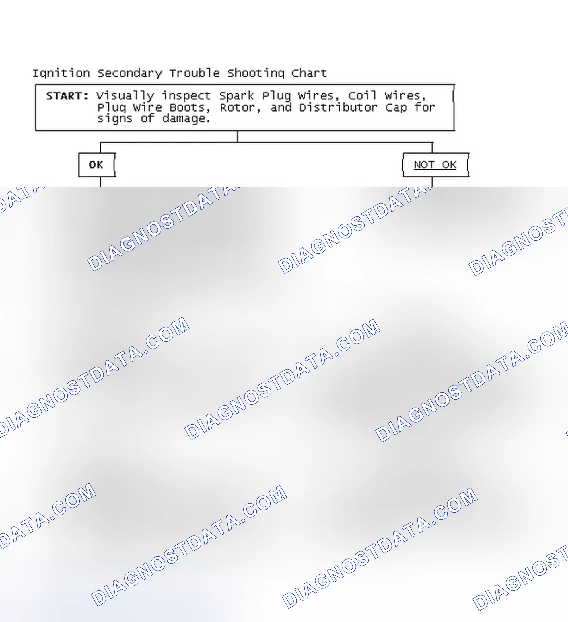 Scheme 1: Ignition Secondary Trouble Shooting Chart