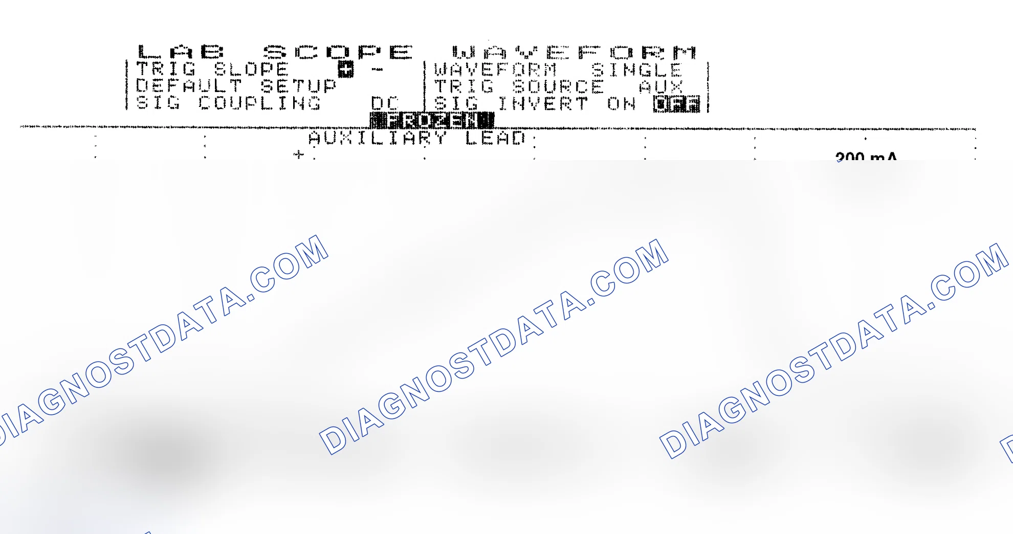 Scheme 13: Single Injector w/Normal Current Flow - Current Pattern