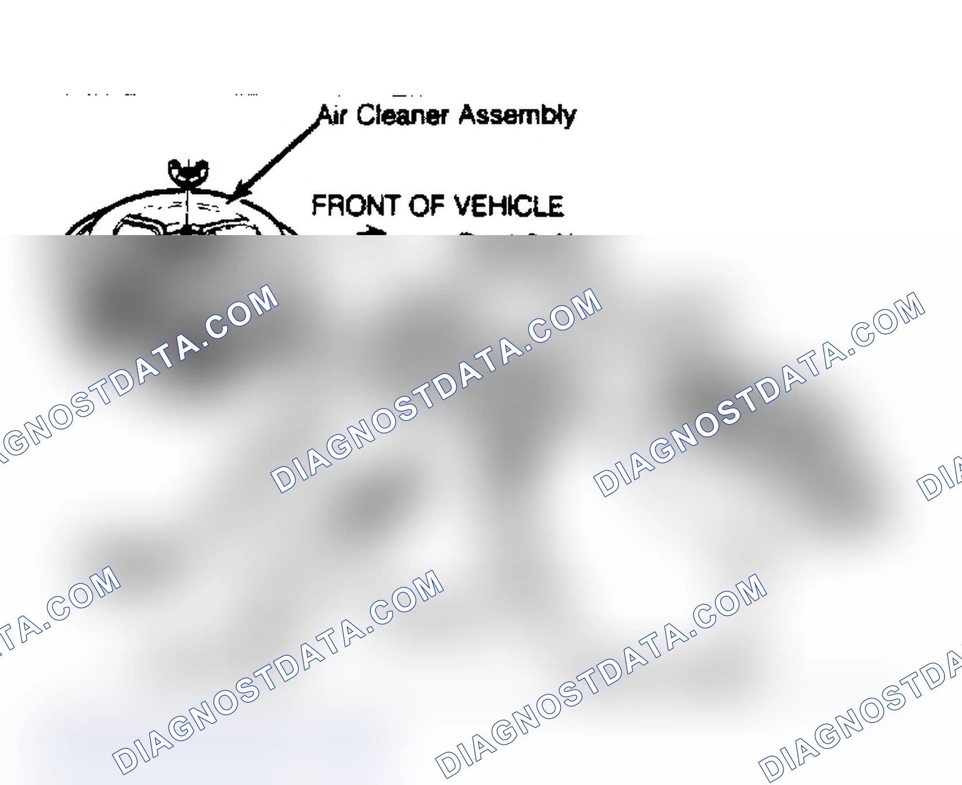 Scheme 256: Exploded View of Thermostatic Air Cleaner Assembly