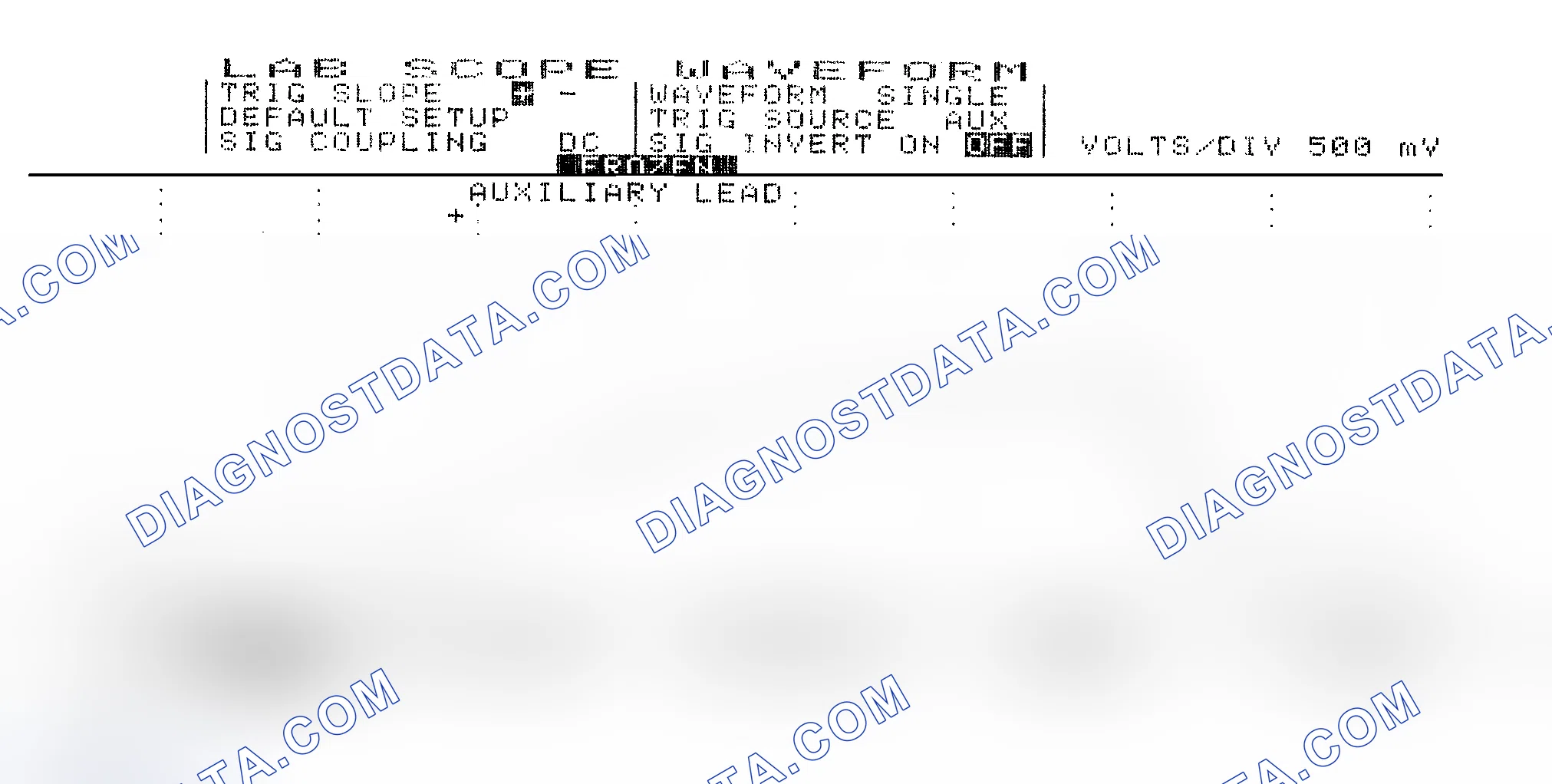 Scheme 14: Single Injector w/Excessive Current Flow - Current Pattern