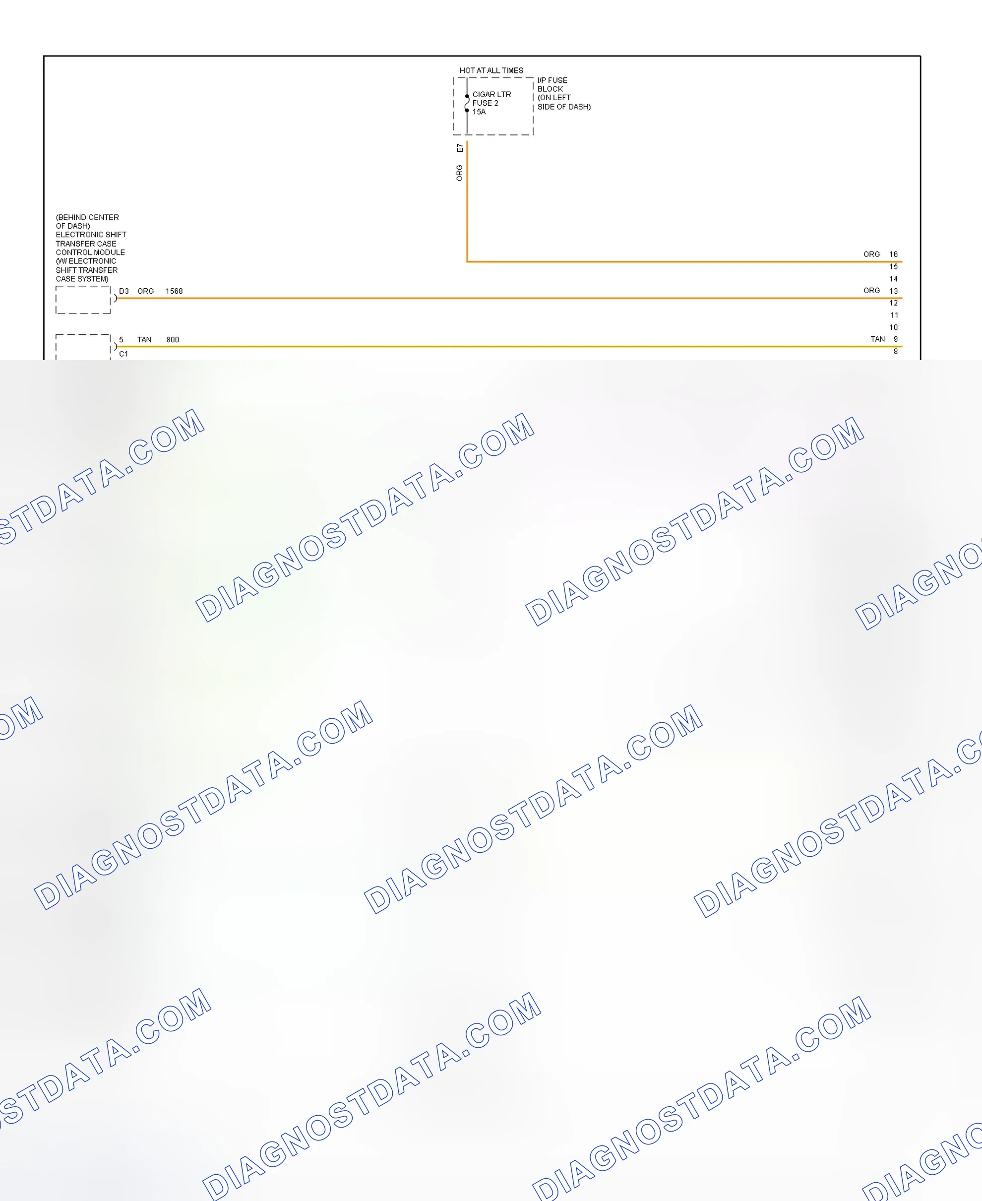 Scheme 1: Data Link Connector Wiring Diagram