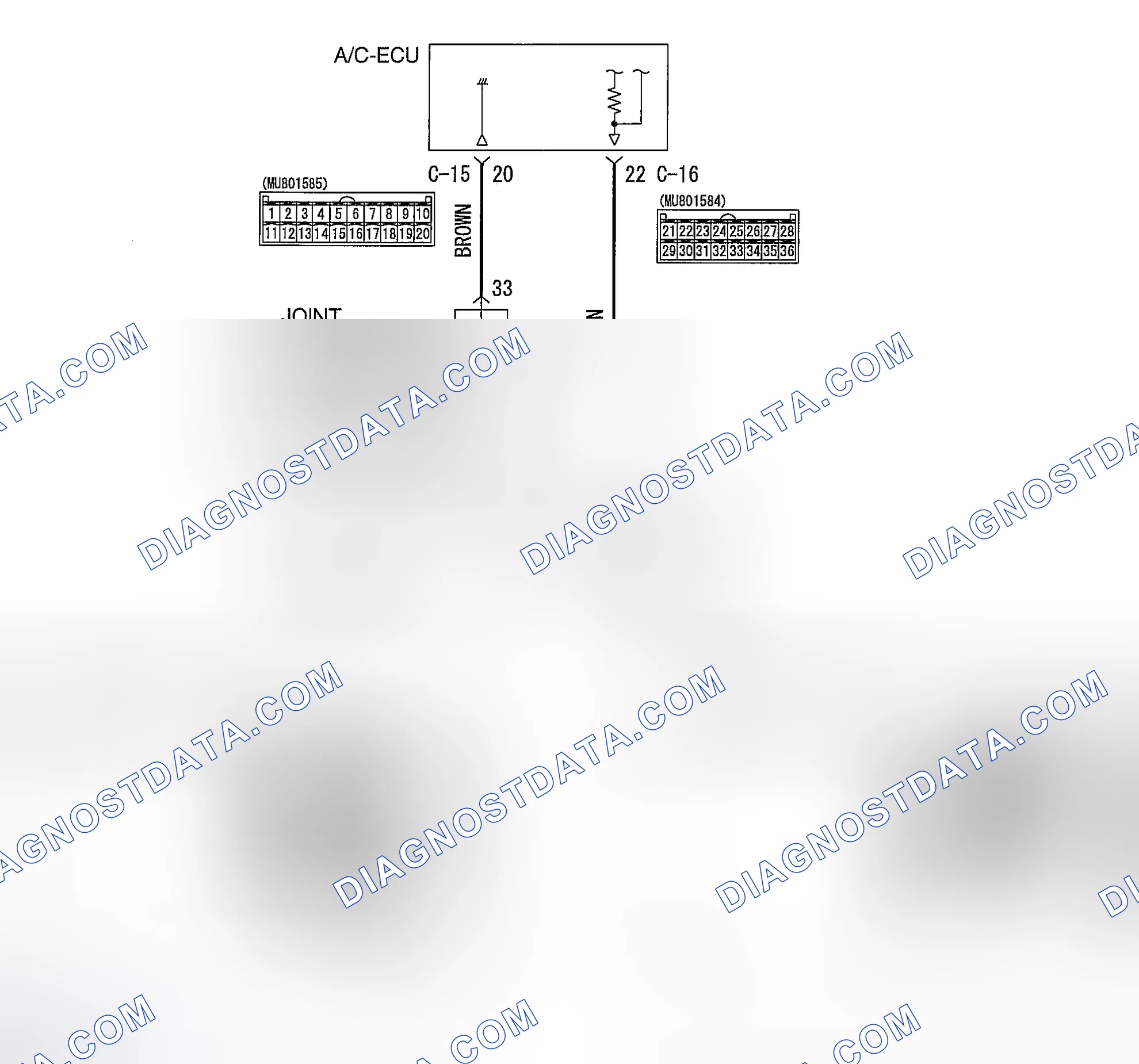 Scheme 2: DTC B1001, B1002: INTERIOR TEMPERATURE SENSOR SYSTEM