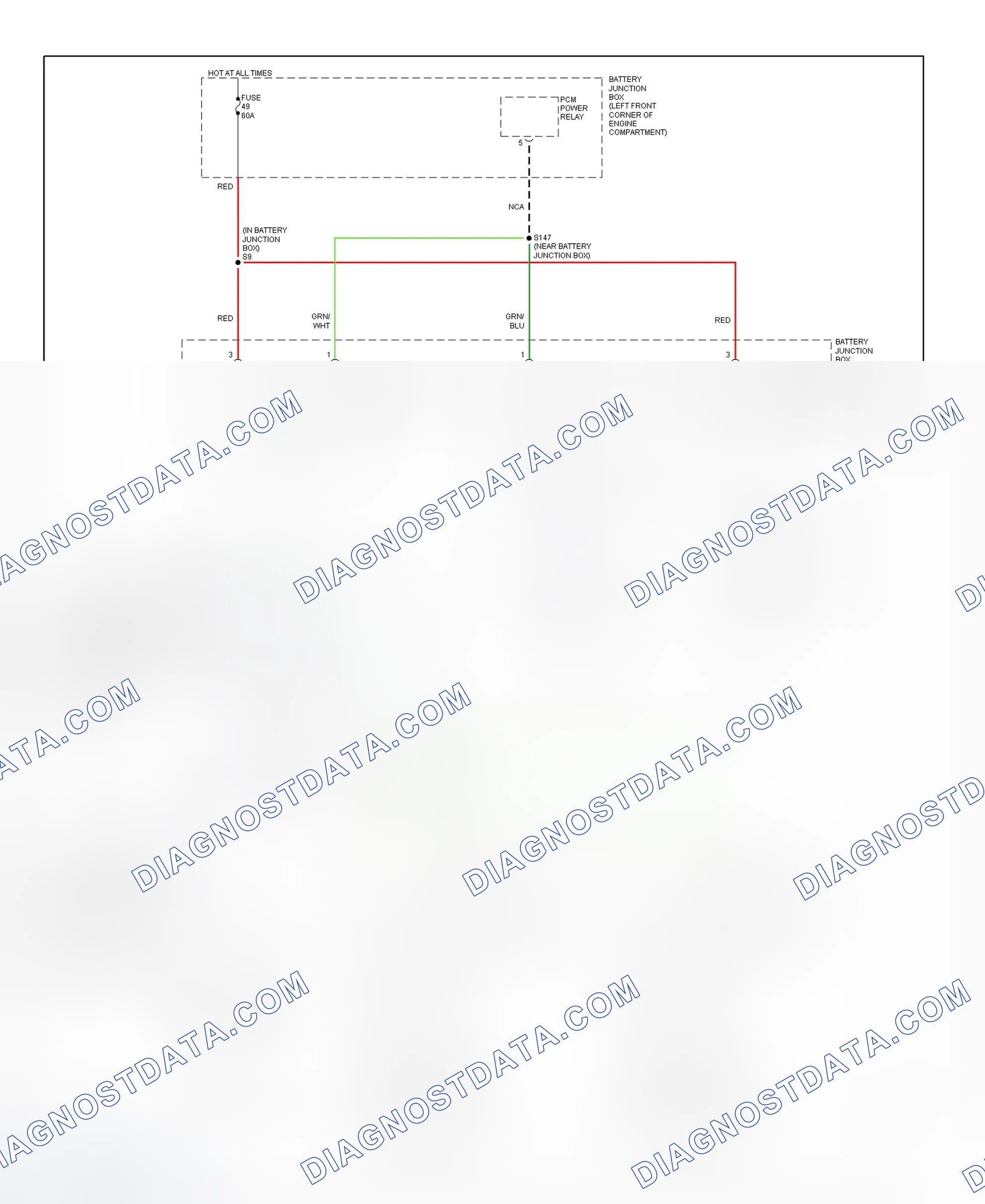 Scheme 29: Electric Cooling Fan Wiring Diagram (Contour & Mystique)