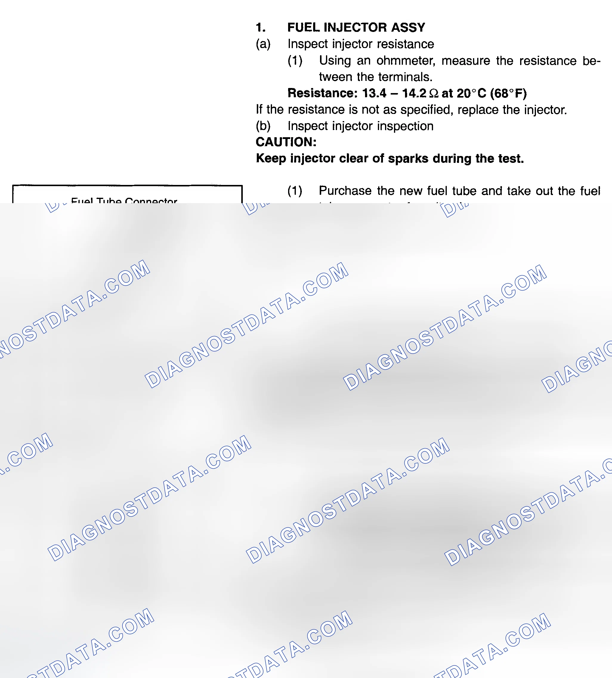 Scheme 701: Fuel Injectors (Camry Except PZEV)