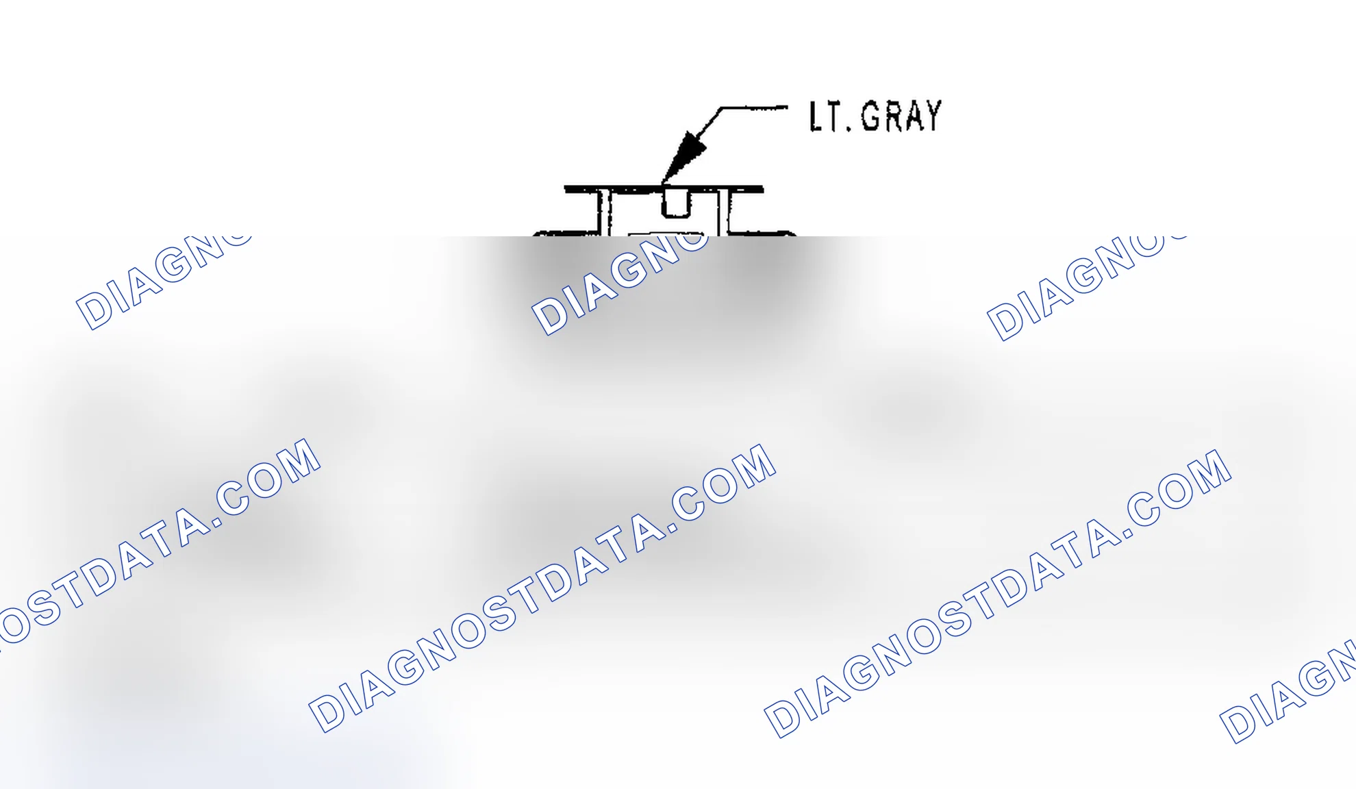 Scheme 781: FUEL TANK MODULE CONNECTOR END VIEW
